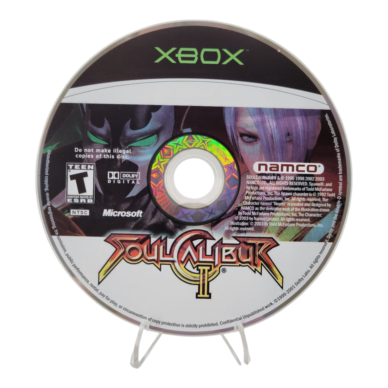 Namco SoulCalibur II Xbox 2003 Complete with Case Manual