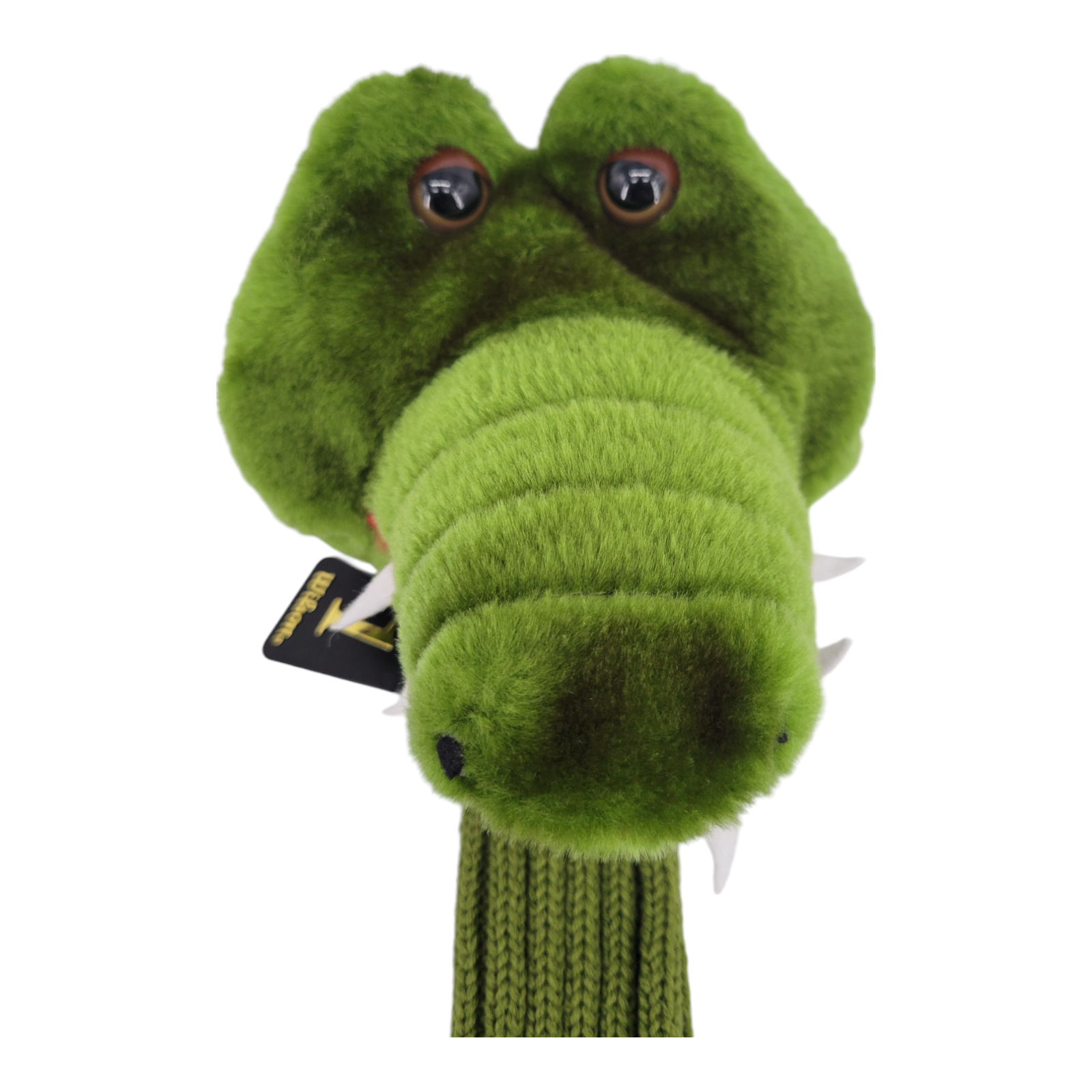 Wilson Alligator Golf Club Headcover Green Plush Knit Acrylic for Driver