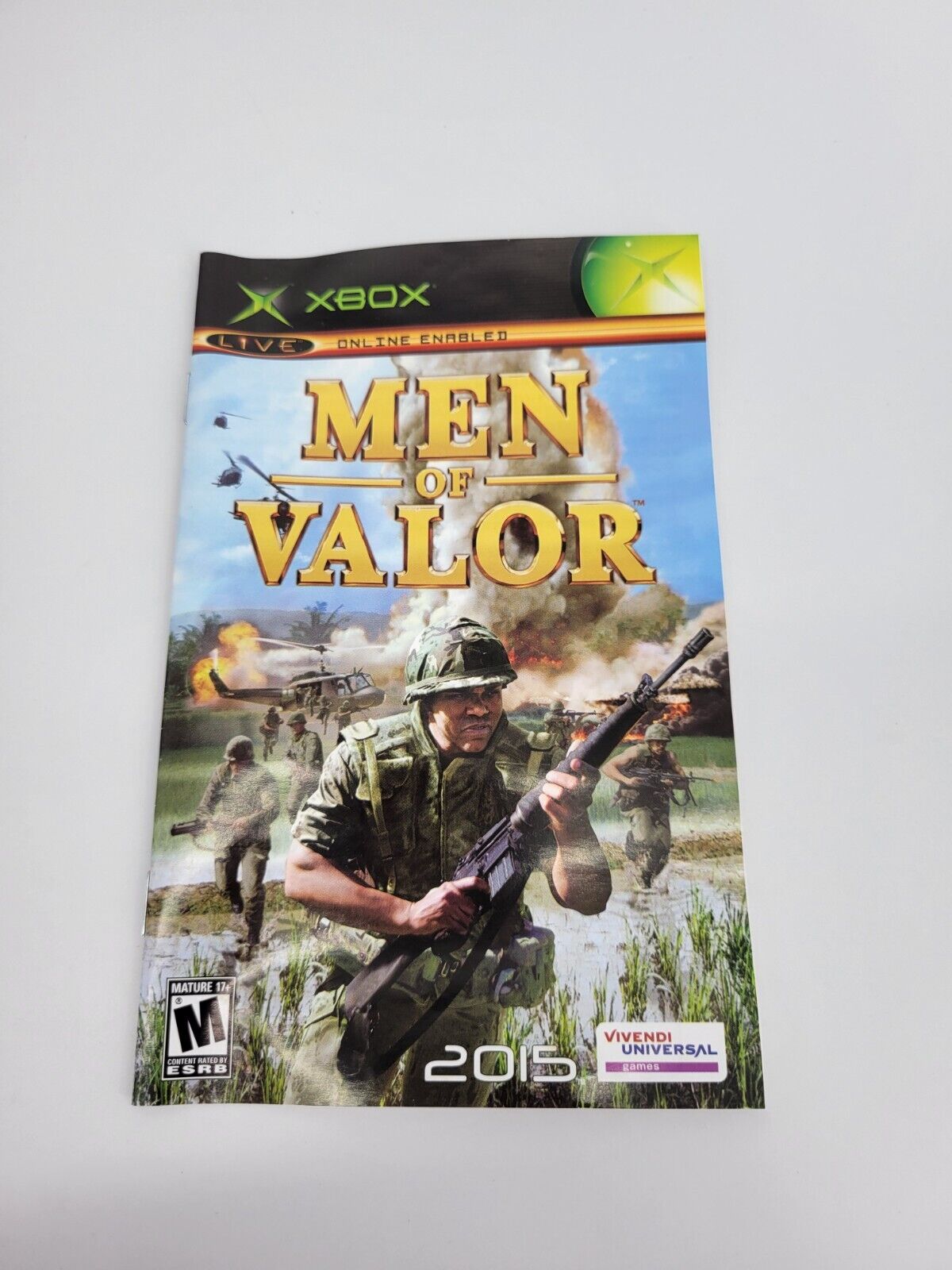 Vivendi Universal Men of Valor Xbox 2004 First Person Shooter
