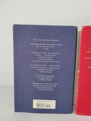 3 Book Set Of Hardcover Eragon Eldest and Brisingr by Christopher Paolini