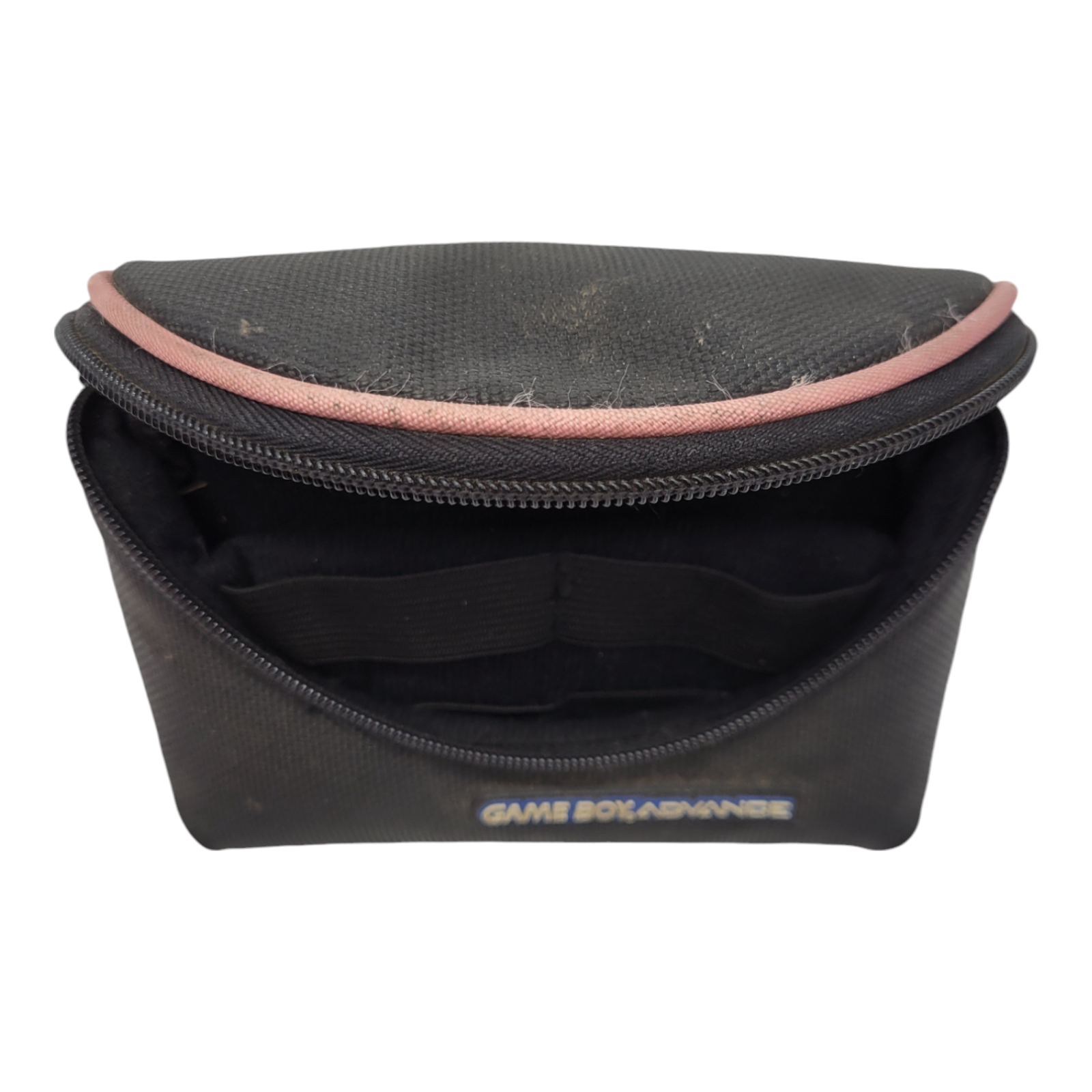 Nintendo Game Boy Advance Black Travel Case Soft Pouch Bag with Pink Trim