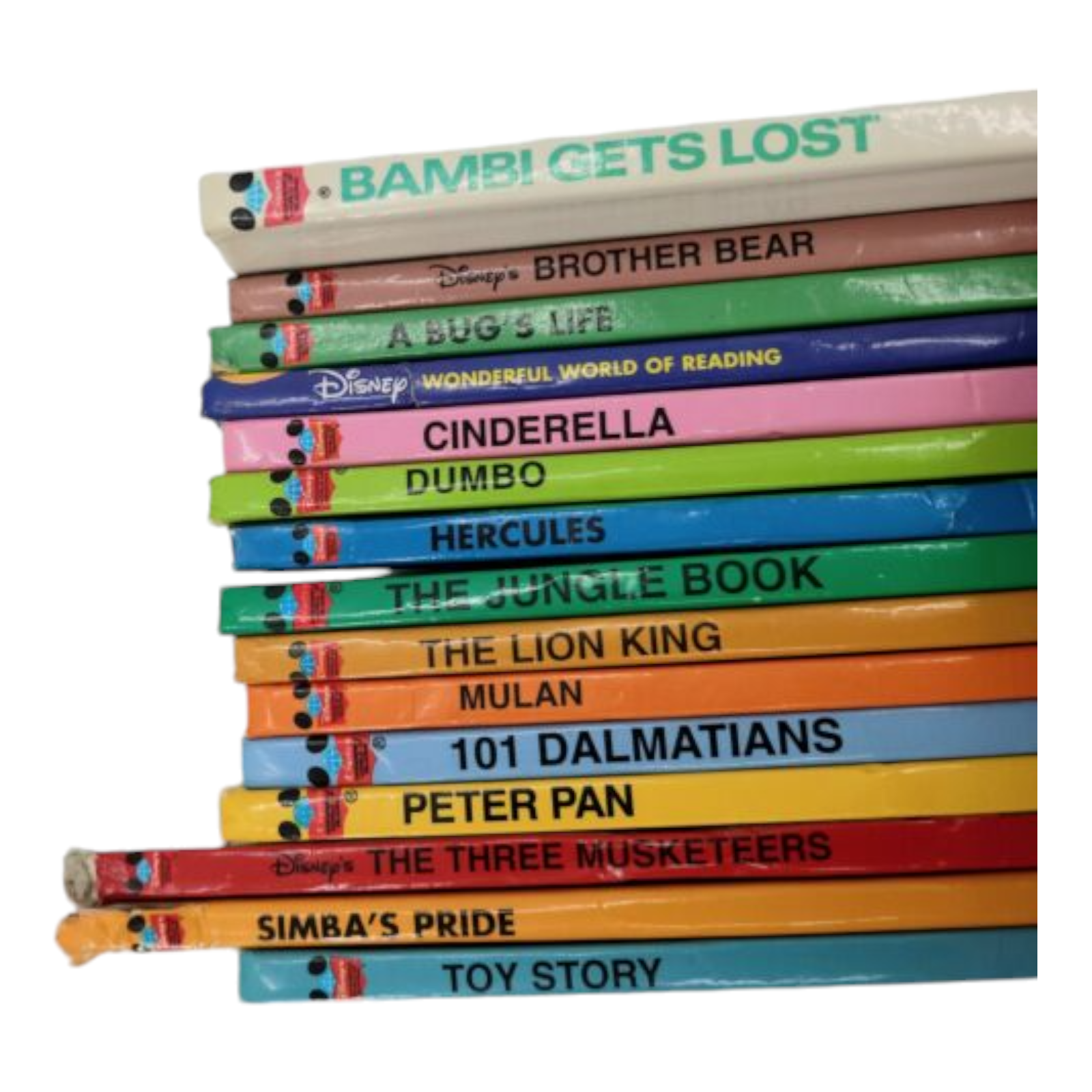 Walt Disney Wonderful World of Reading 15 Children's Book Bundle Classic Stories