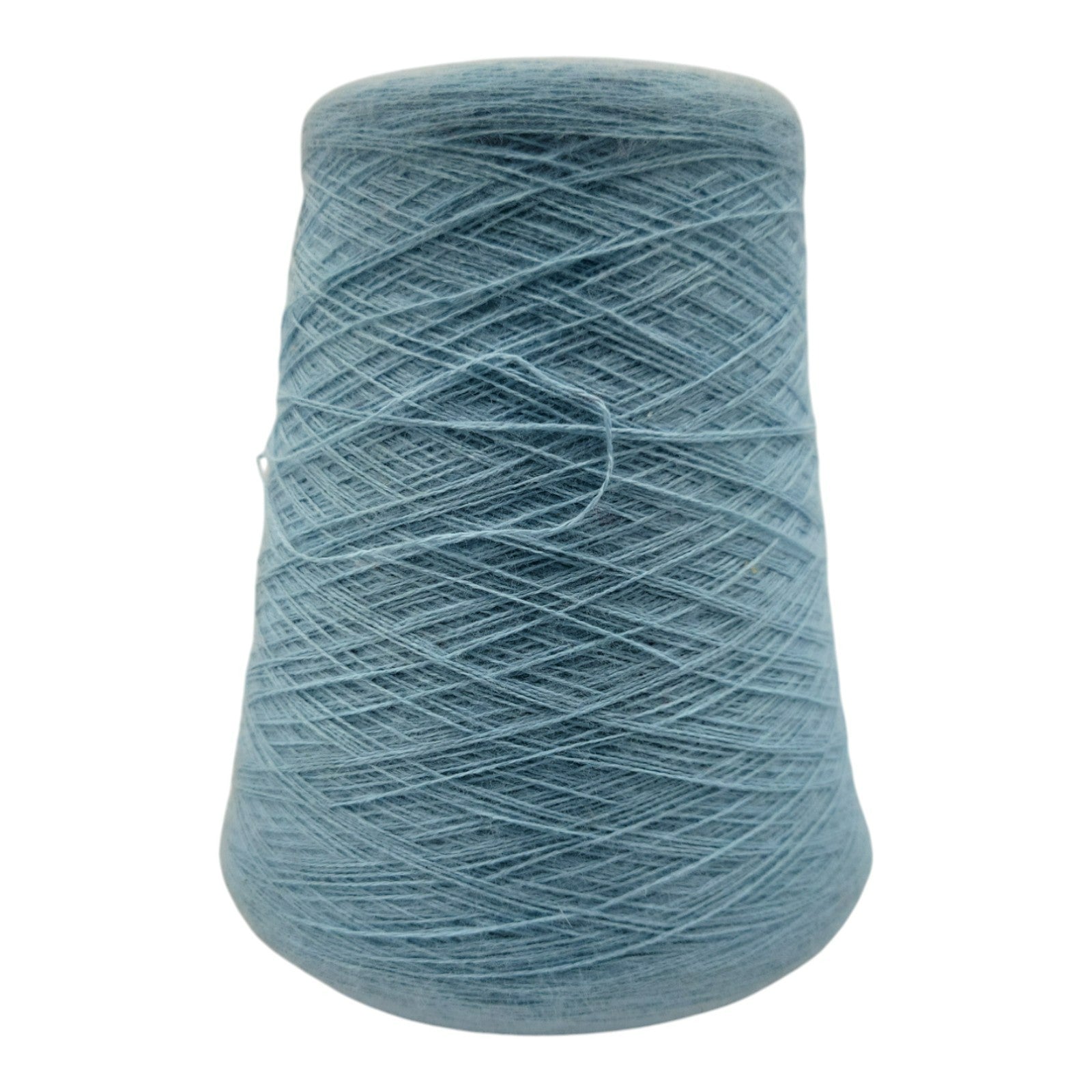 Vintage 1980s Templon Pow Blue Yarn Cone 2/30