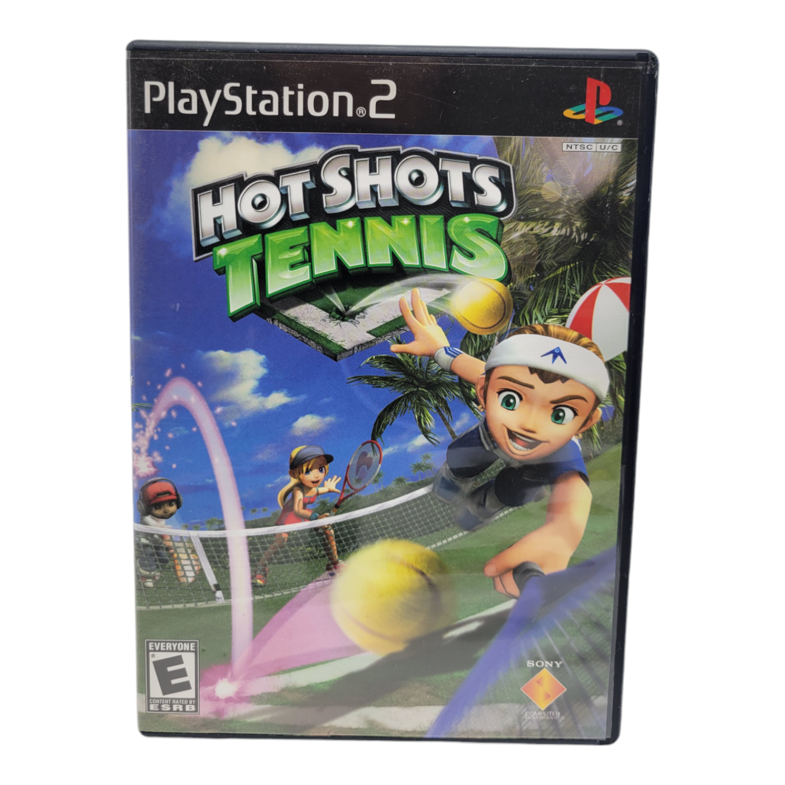 Sony Hot Shots Tennis PlayStation 2 PS2 2007 Game with Case and Manual