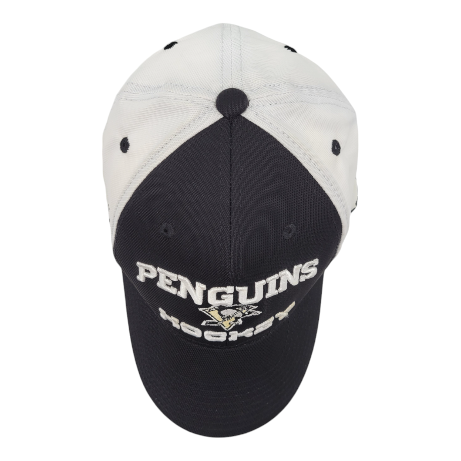 Reebok Penguins Hockey Center Ice Collection S/M FitMax 70 NHL Cap