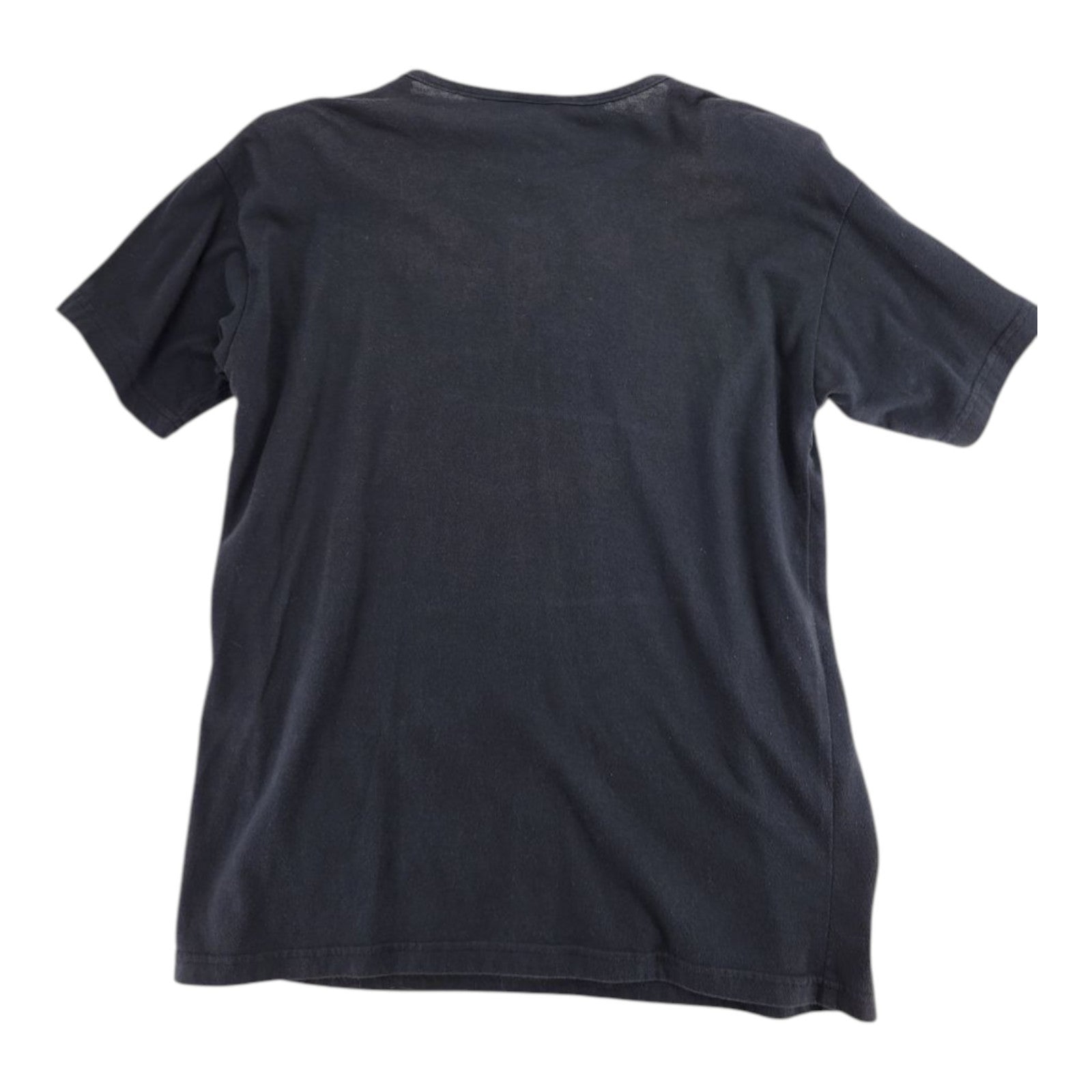 Visage Women's Black Tee Gem & Grommet Embellished Shirt Made in USA