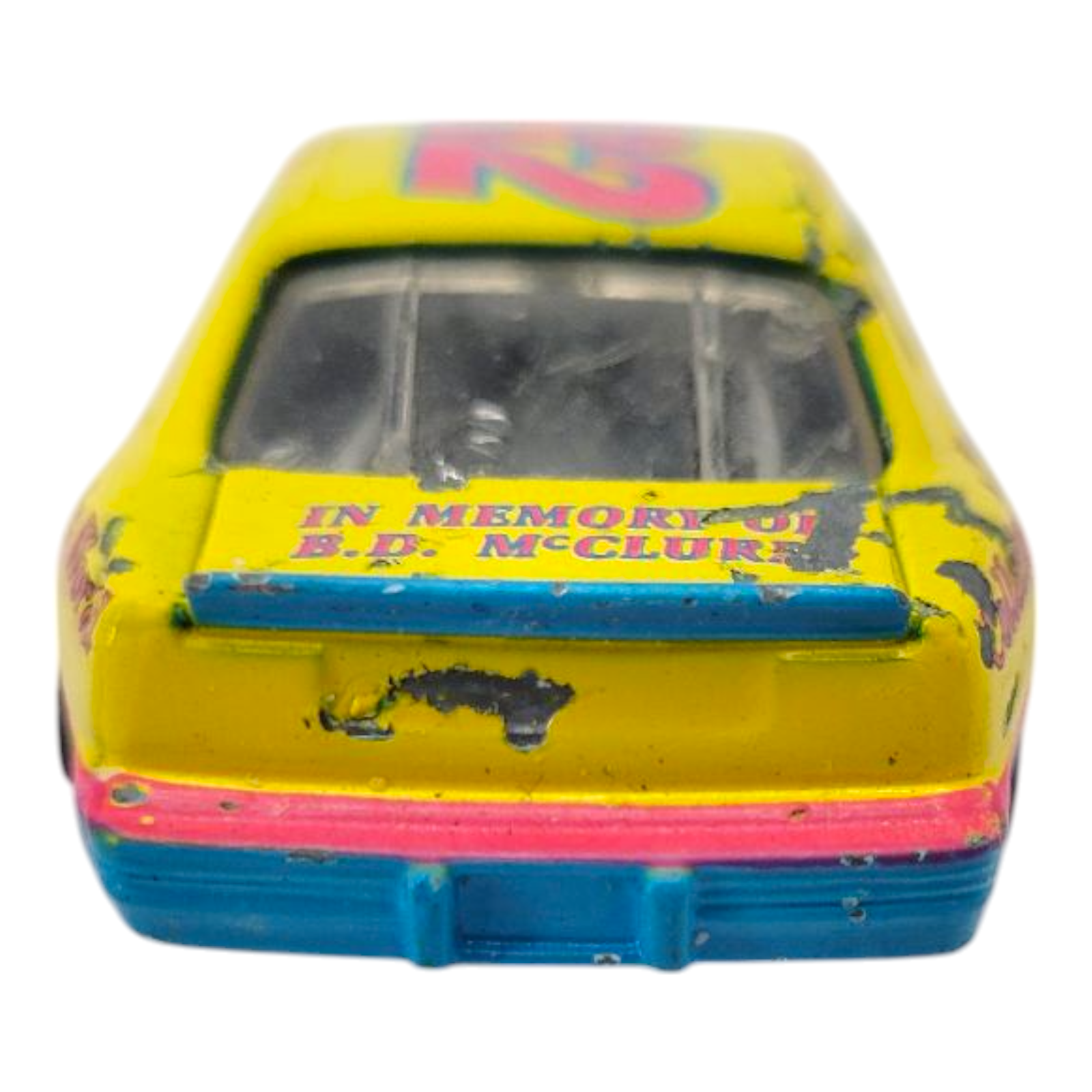 Revell NASCAR Collectors World #92 Yellow Blue B.D. McClure Memoriam Car