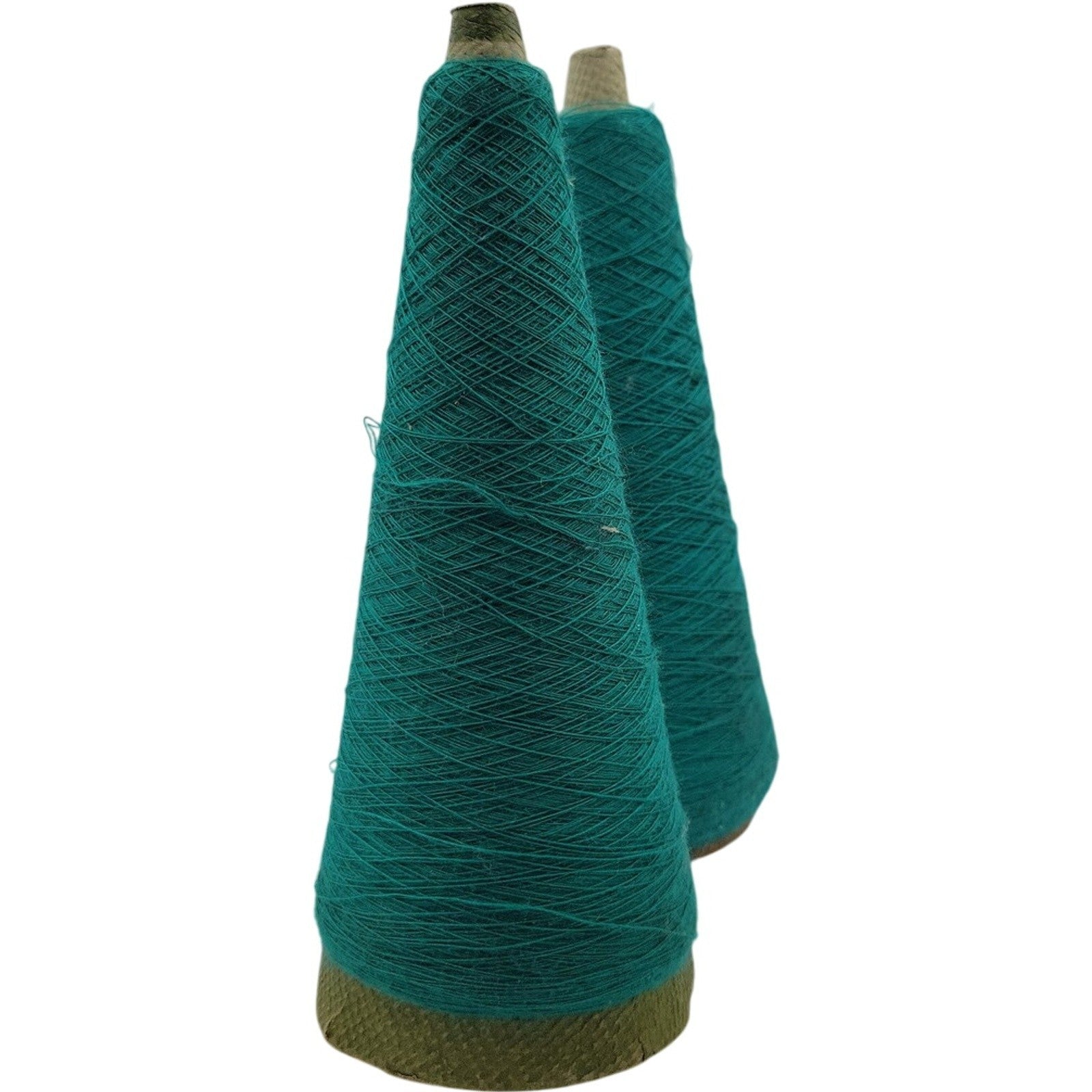 Vintage Pisgah Yarn Light Spruce Green 1/28 Acrylic Yarn Cone 1258 Lot of 2