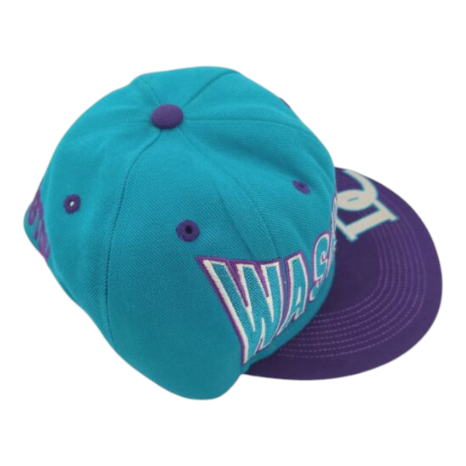 Washington DC Snapback Cap by Old Glory Embroidered Blue and Purple