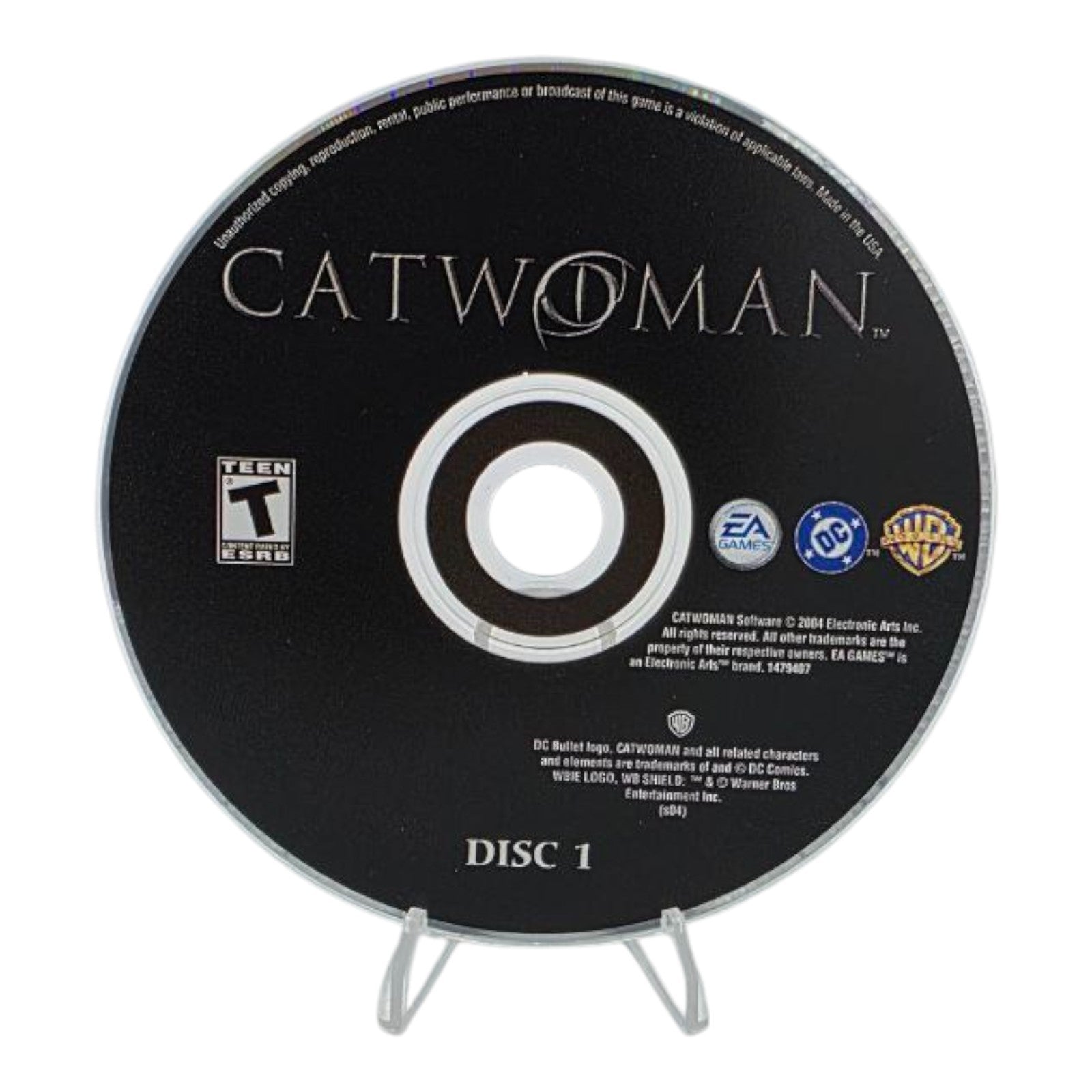 Catwoman Complete PC 2 Disc EA Games Tested Halle Berry 2004
