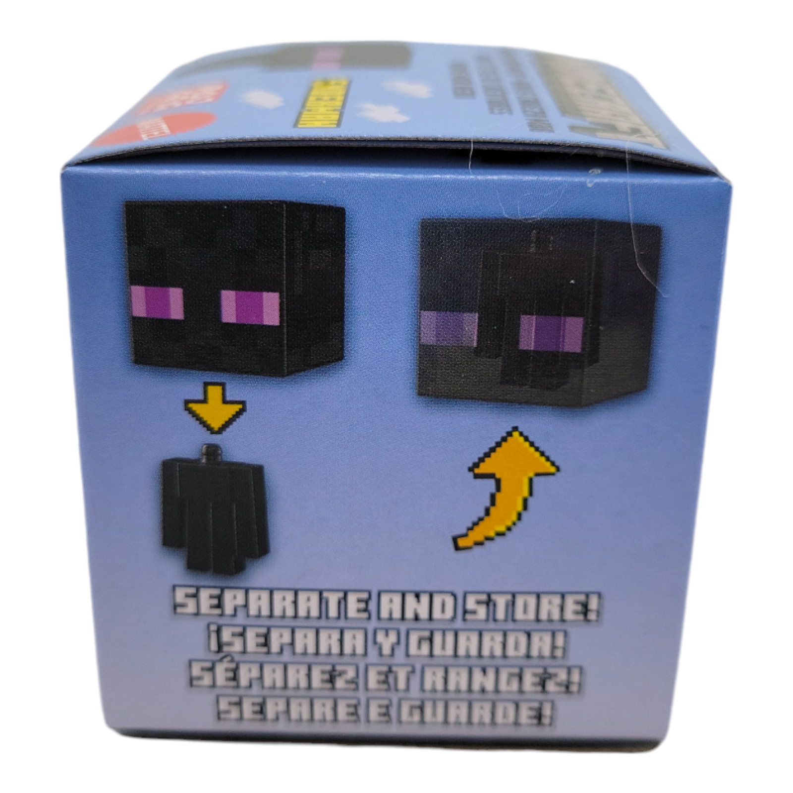 Mattel Minecraft Mob Head Boxed Mini Figure Enderman 1 Inch Collectible Toy