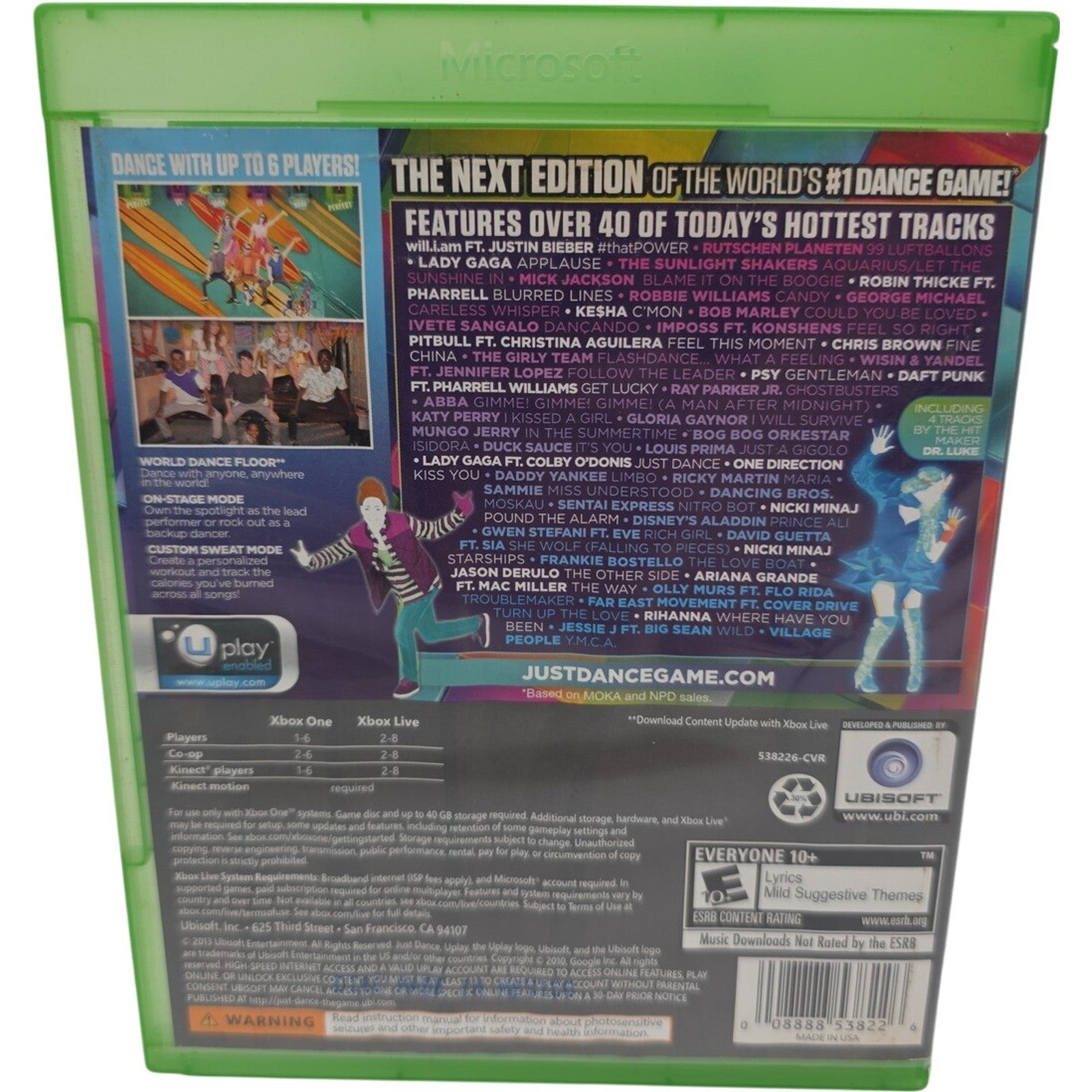Just Dance 2014 (Microsoft Xbox One, 2013)