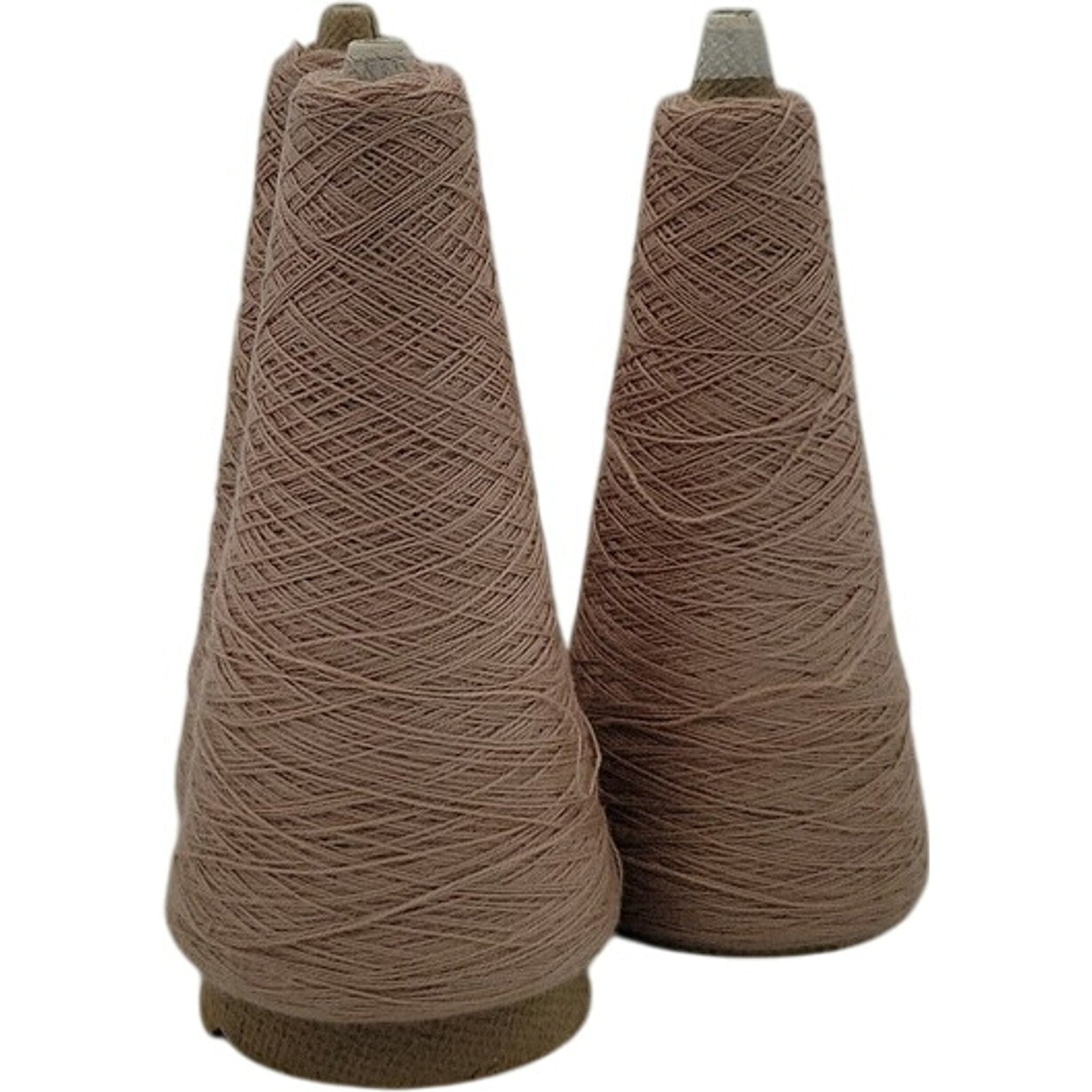 Vintage Pisgah Taupe 13614 Yarn Cone 2/24 Lot of 3