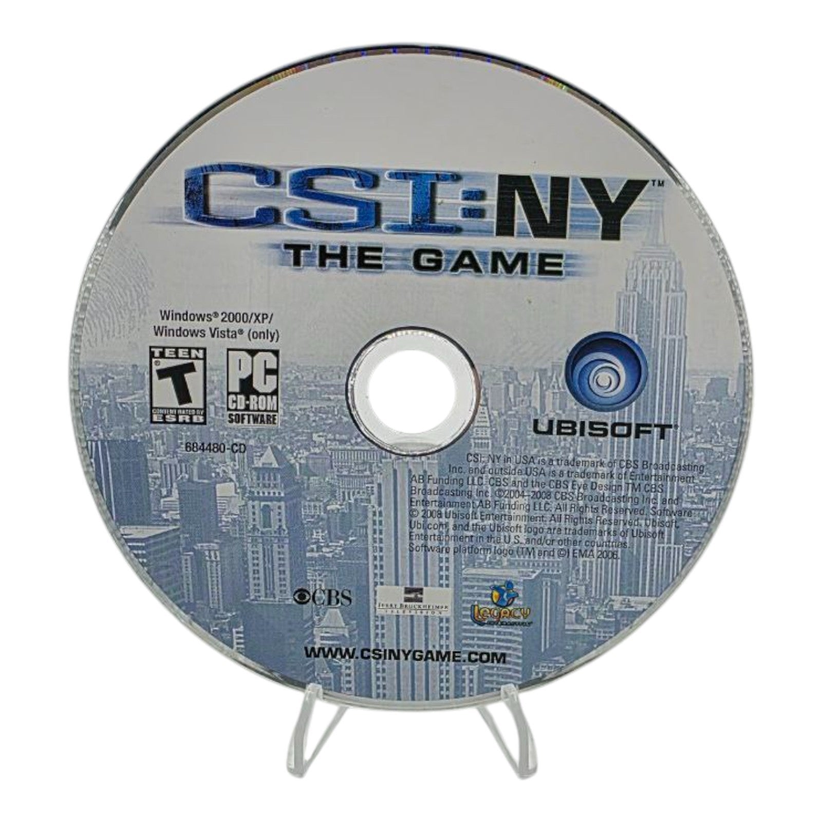 CSI NY The Game PC CD ROM Complete with Manual Tested 2008