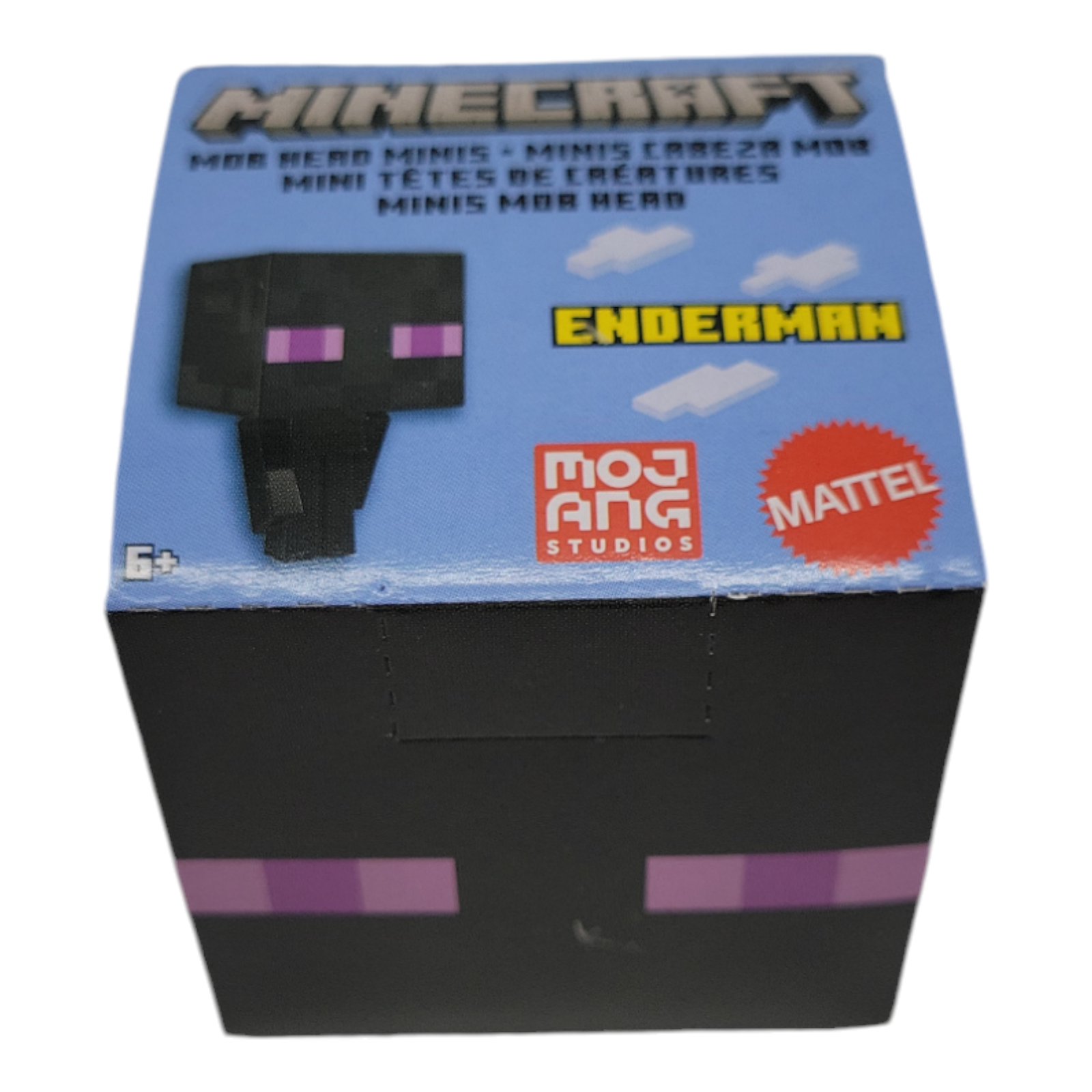 Mattel Minecraft Mob Head Boxed Mini Figure Enderman 1 Inch Collectible Toy