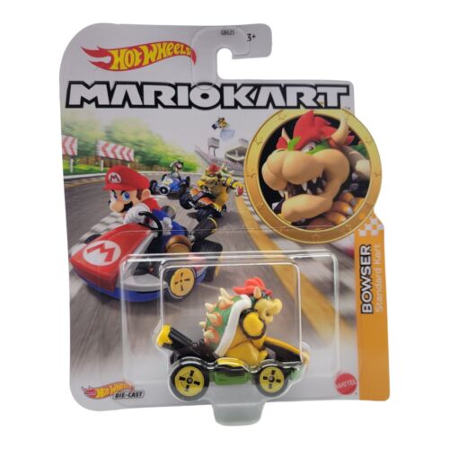 Hot Wheels Mario Kart Bowser Standard Kart 1:64 DieCast Mattel Toy Car Vehicle