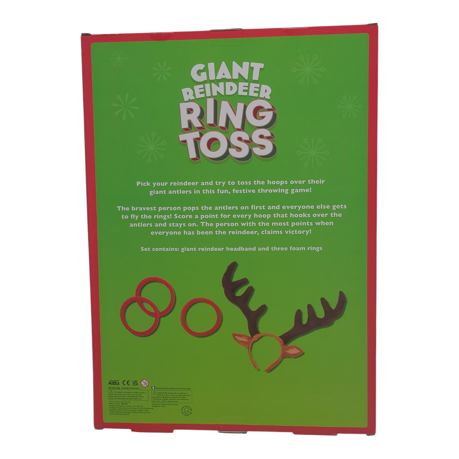 Giant Reindeer Ring Toss Christmas Game - Foam Not Cheap Inflatable Version