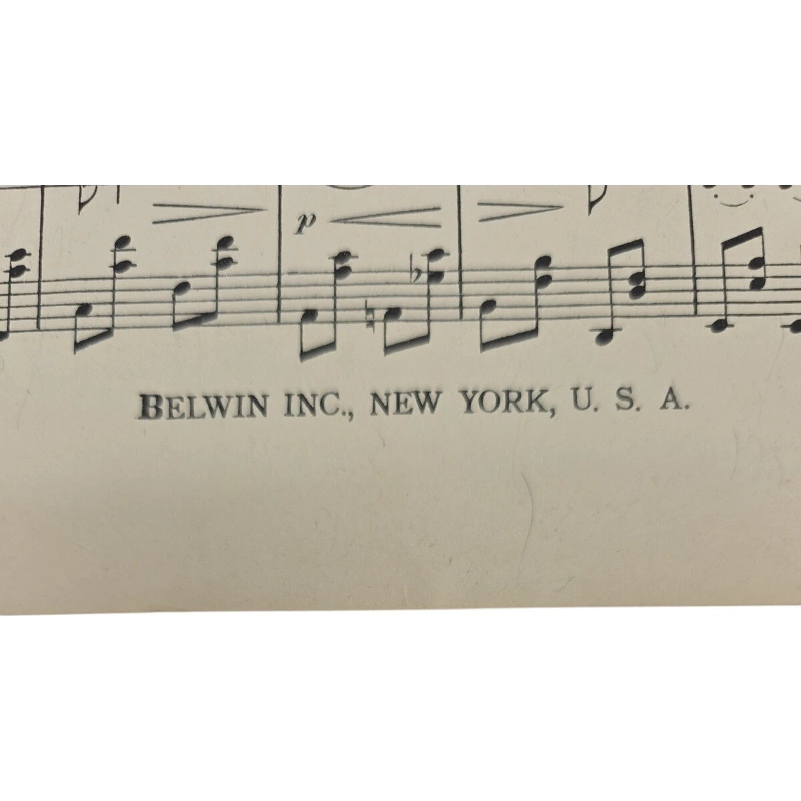 Vintage Sheet Music Moment Musical No 3 Op 94 Edition Beautiful Belwin Inc