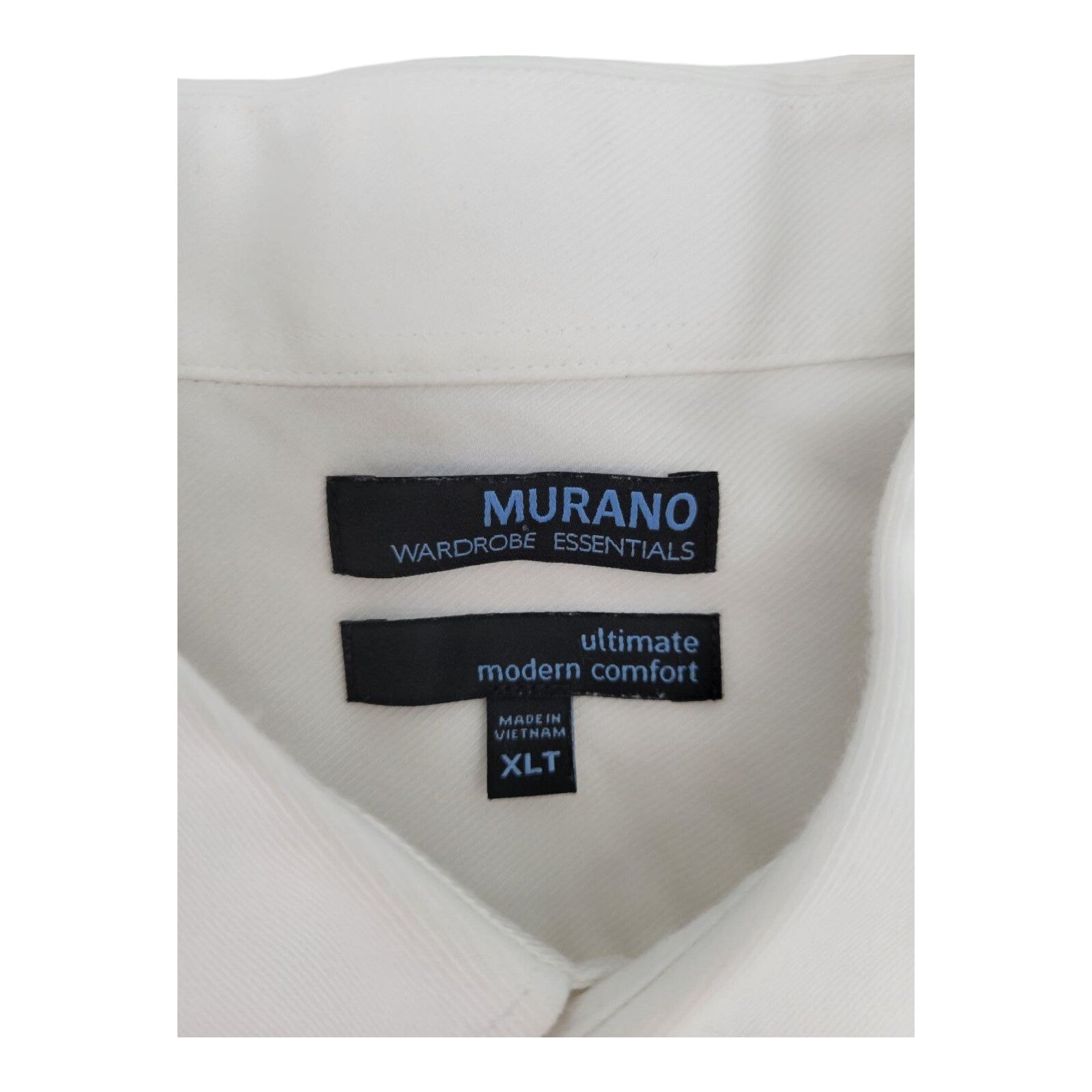 Murano Ultimate Modern Comfort White Button Down Long Sleeve Shirt XLT