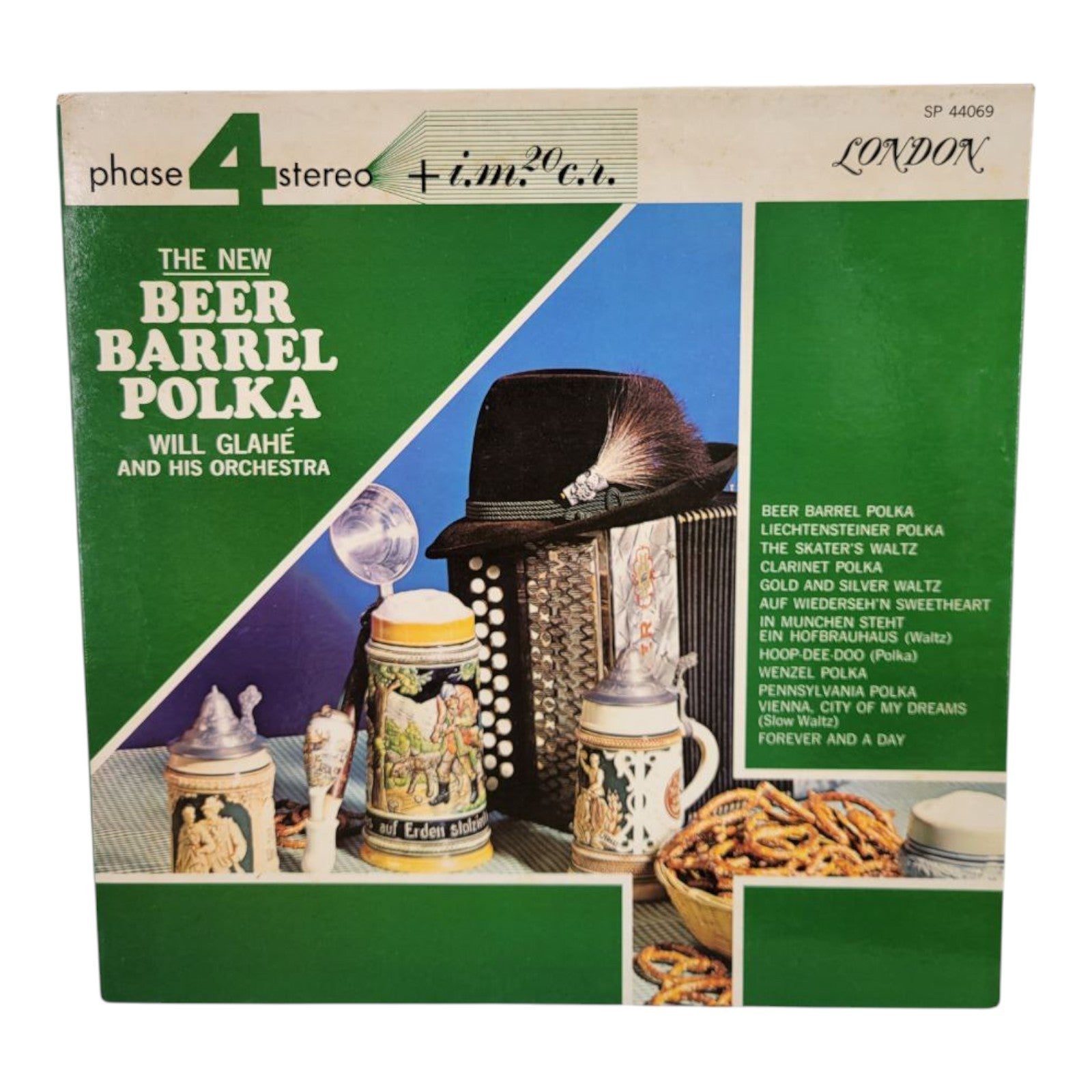Will Glahe The New Beer Barrel Polka Vinyl LP SP 44069 London Phase 4 Stereo