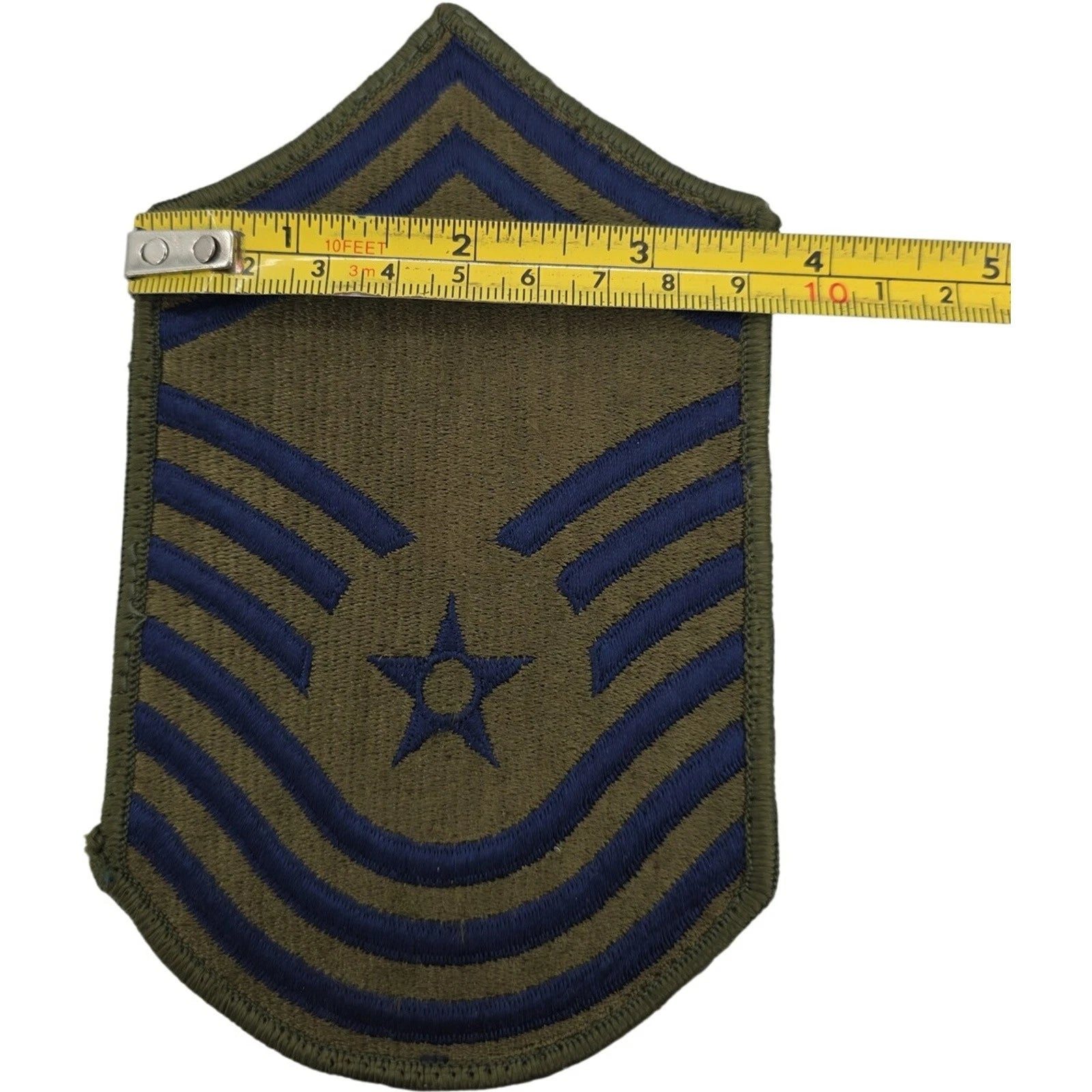 Vintage Circa 1980 US Air Force Chief Master Sergeant Subdued Patch Pair