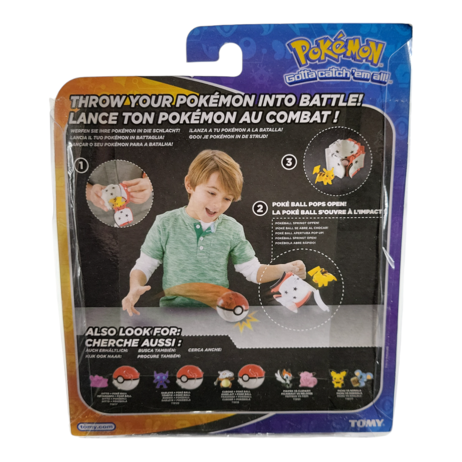 Pokémon Throw 'N' Pop Ultra Ball with Cubone Action Figure by TOMY