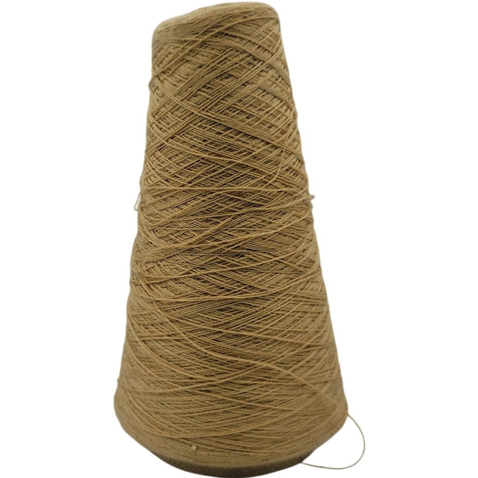 Vintage 1980s Pisgah Yarn 2/24 Acrylic Yarn Cone Honey 08678