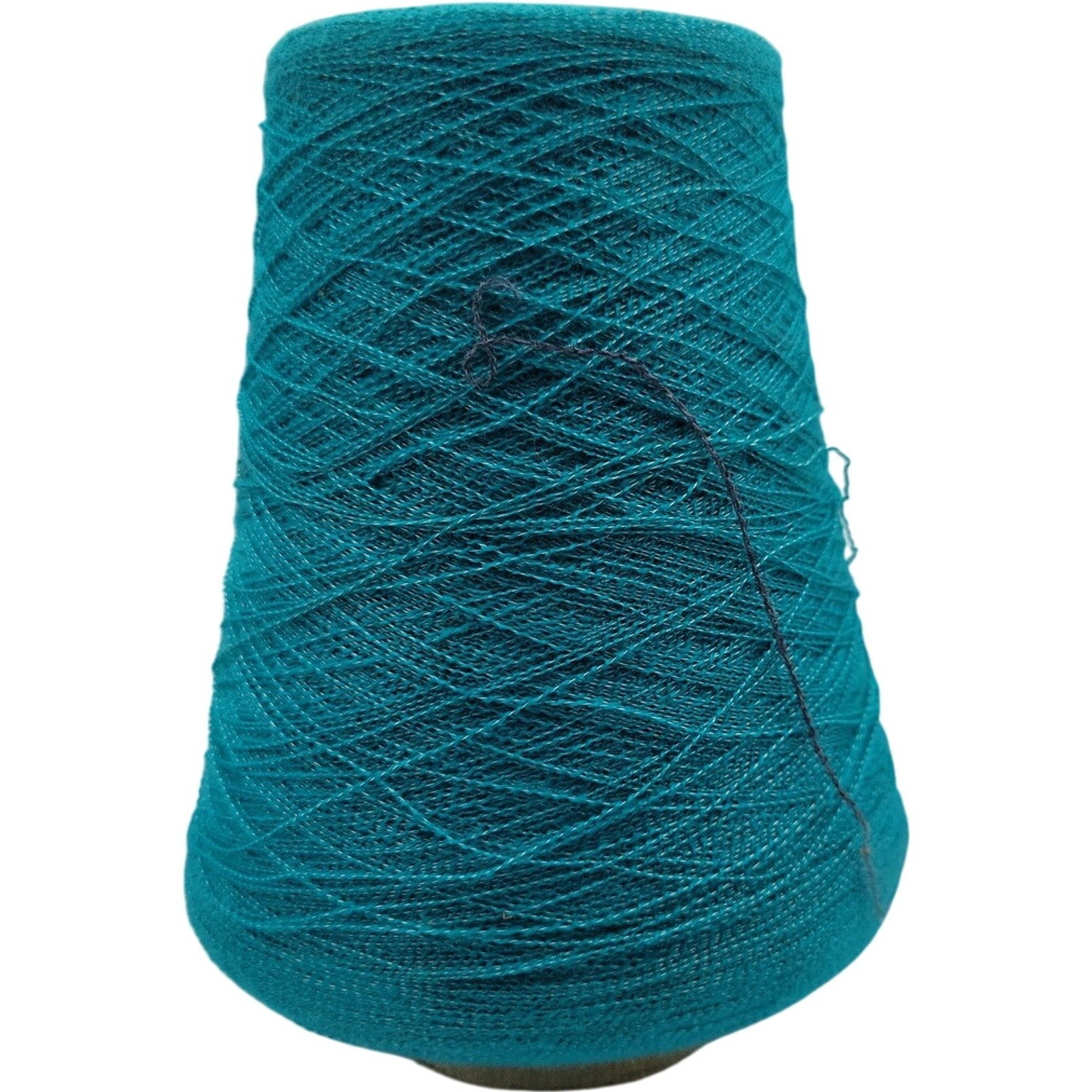 Vintage Pisgah Yarn 2/28 Krinkle Jade Green Cone Yarn Lot 5082 13400