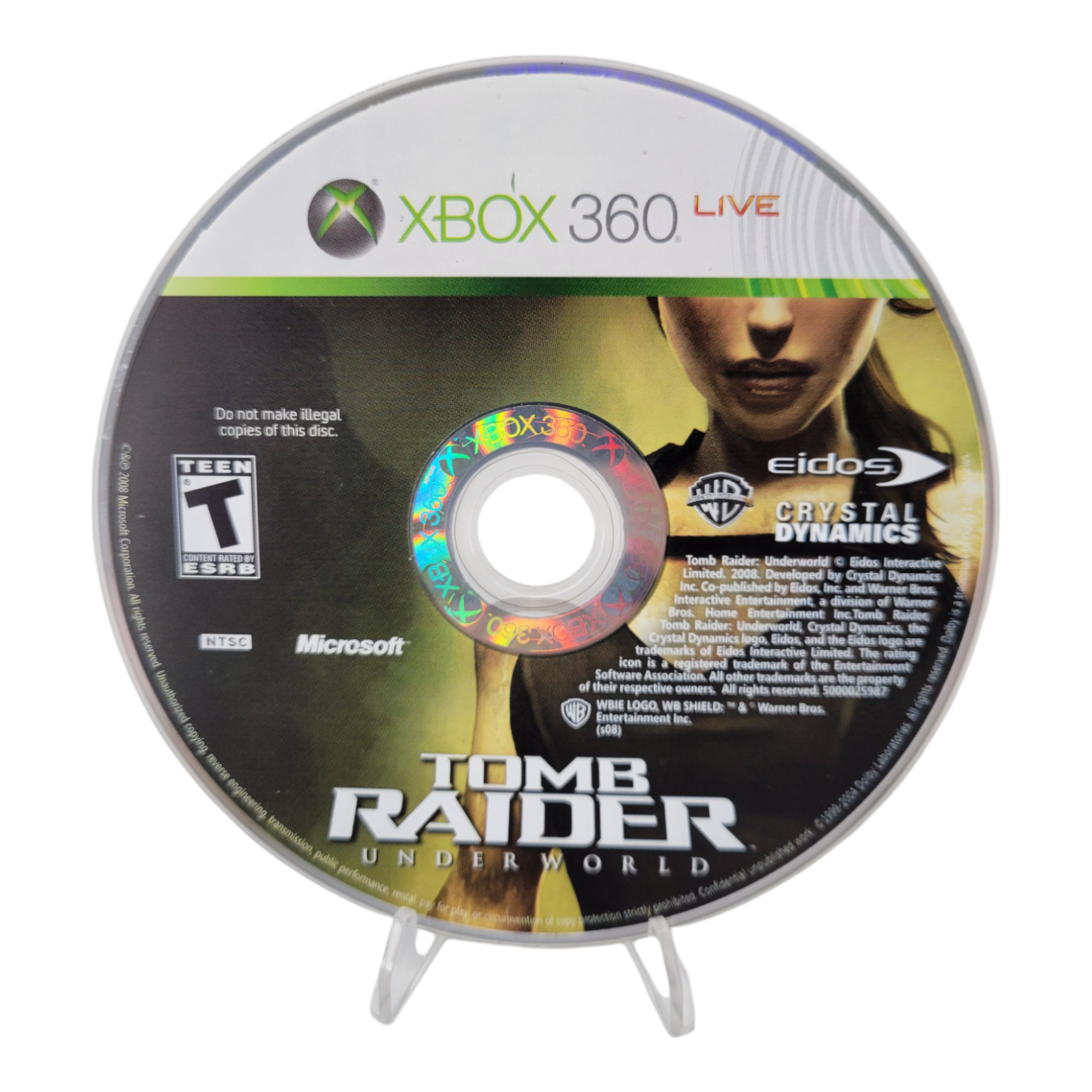 Microsoft Xbox 360 Tomb Raider Underworld 2008 with Case and Manual