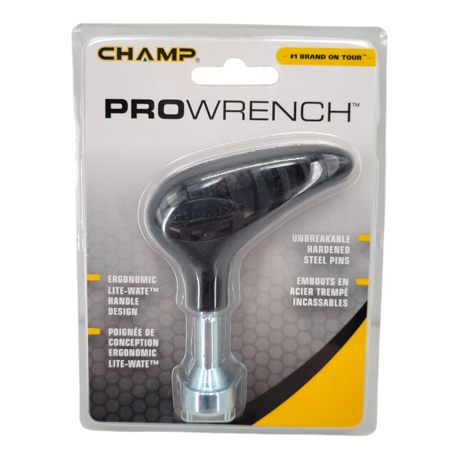 Champ Golf Pro Wrench Spike Wrench Ergonomic Steel Tool for Golf Shoes