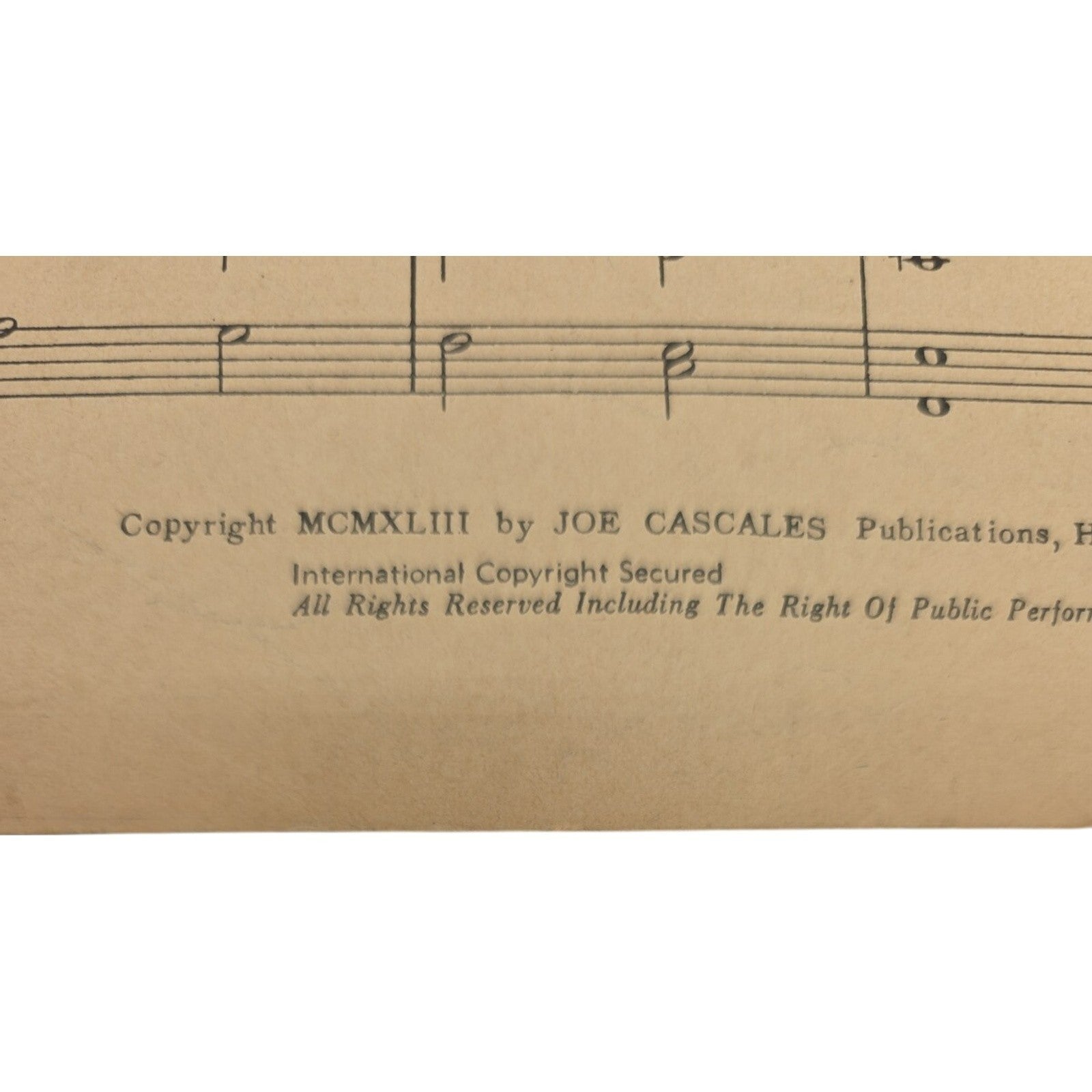 Vintage 1943 Sheet Music Goodnight Soldier by Harry Johnson