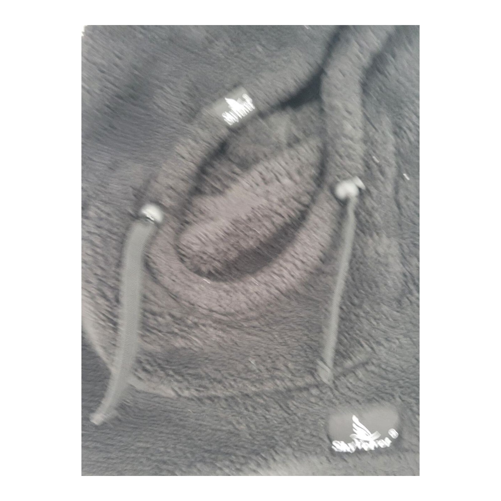 Shy Velvet Black Fleece Balaclava Wind Resistant Winter Face Mask