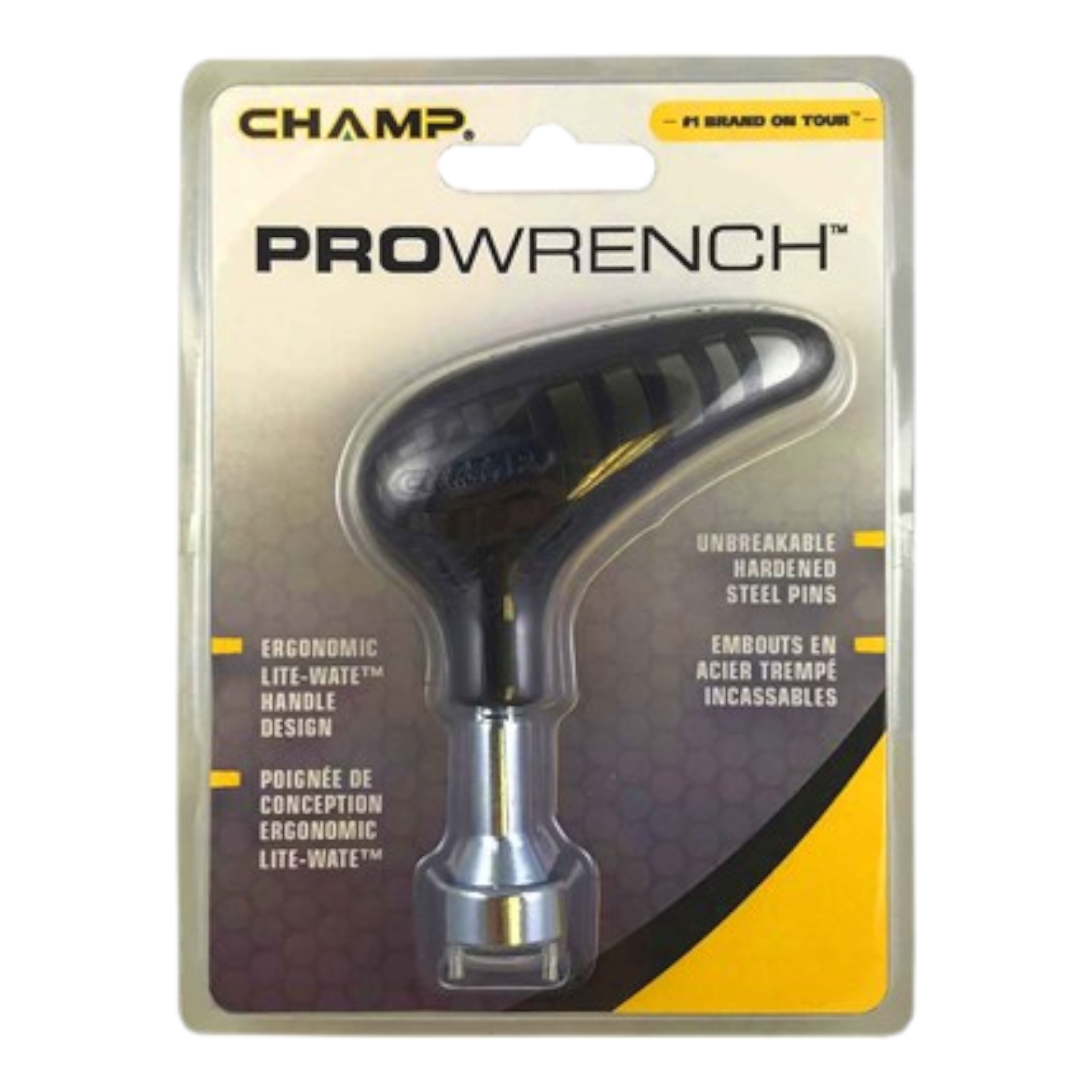 Champ Golf Pro Wrench Spike Wrench Ergonomic Steel Tool for Golf Shoes