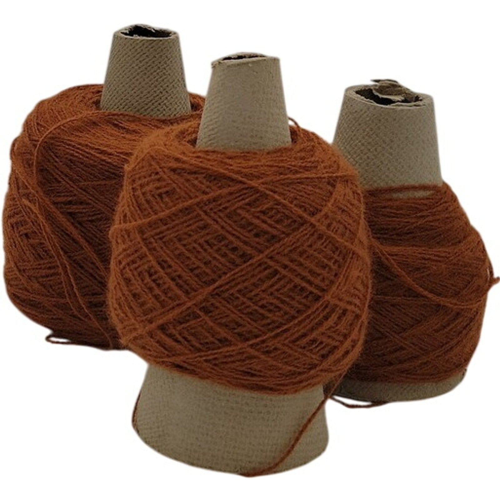 Vintage 1980s Templon 2/24 Jade Heather Cone Yarn S-79825 Lot of 3