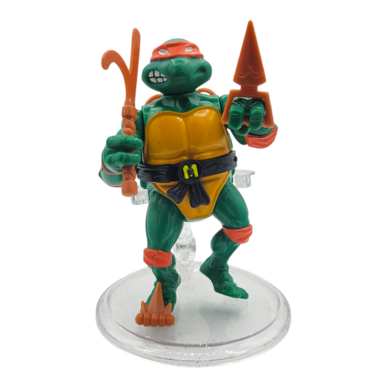 1988 Playmates Toys Michelangelo TMNT Hard Head Vintage Action Figure