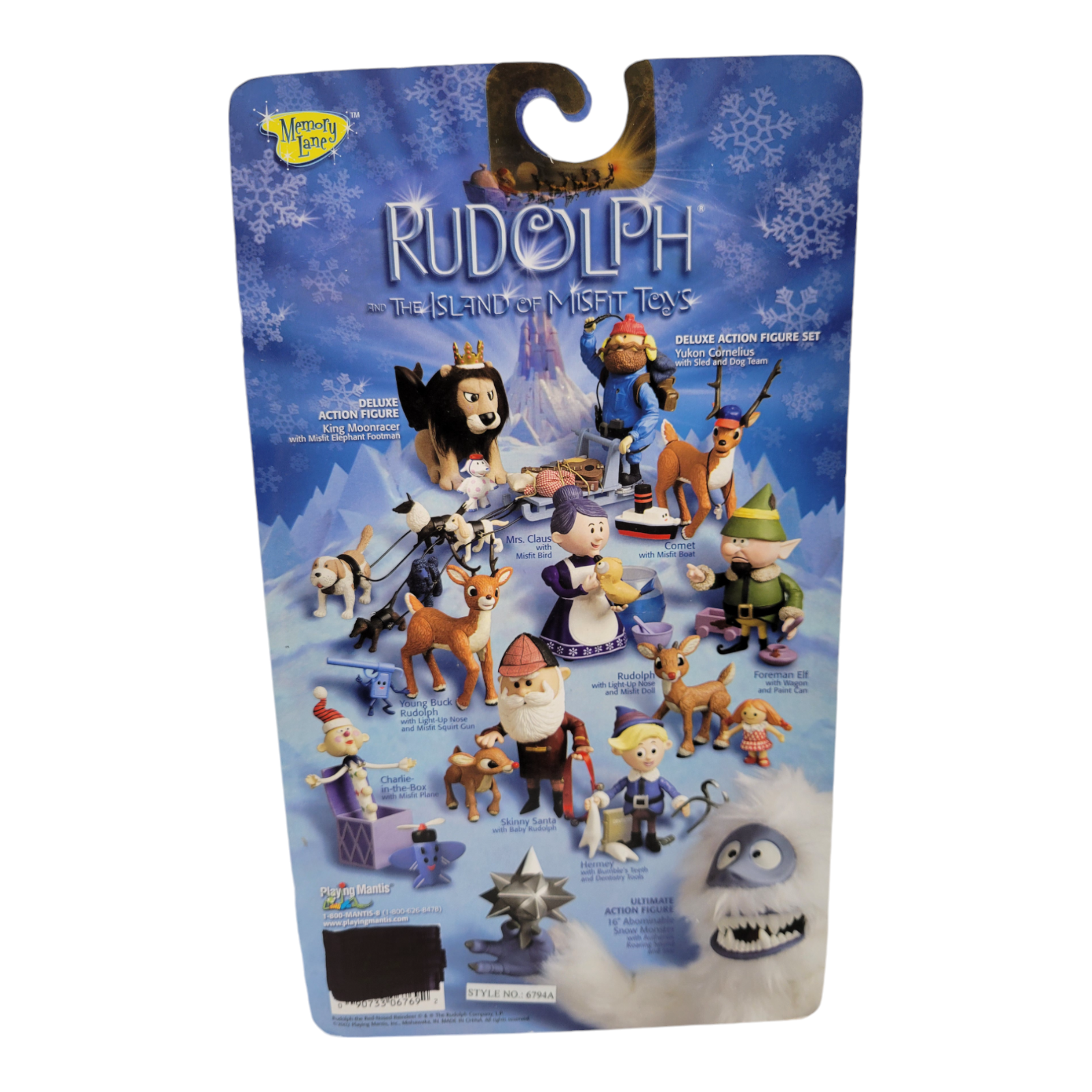 Playing Mantis Rudolph and The Island of Misfit Toys Action Figures Set of 4