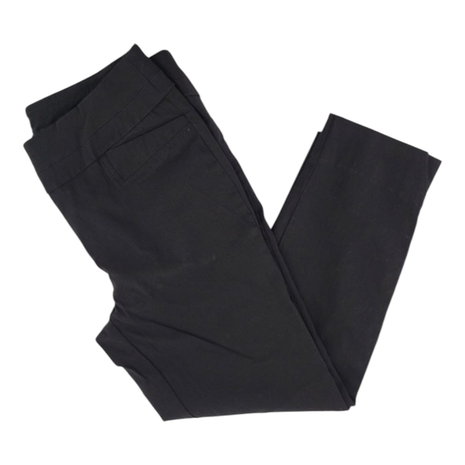 Zac & Rachel Petite Black Pull On Stretch Pants Rayon Blend Womens Size 8P