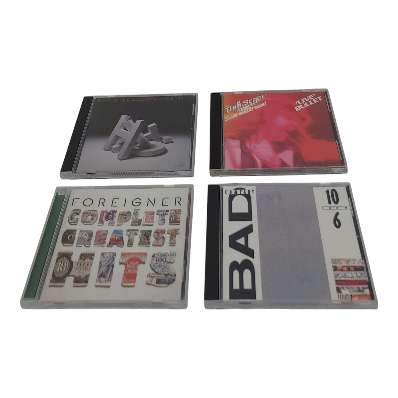 REO Speedwagon Bob Seger Foreigner Bad Company 4 CD Music Bundle