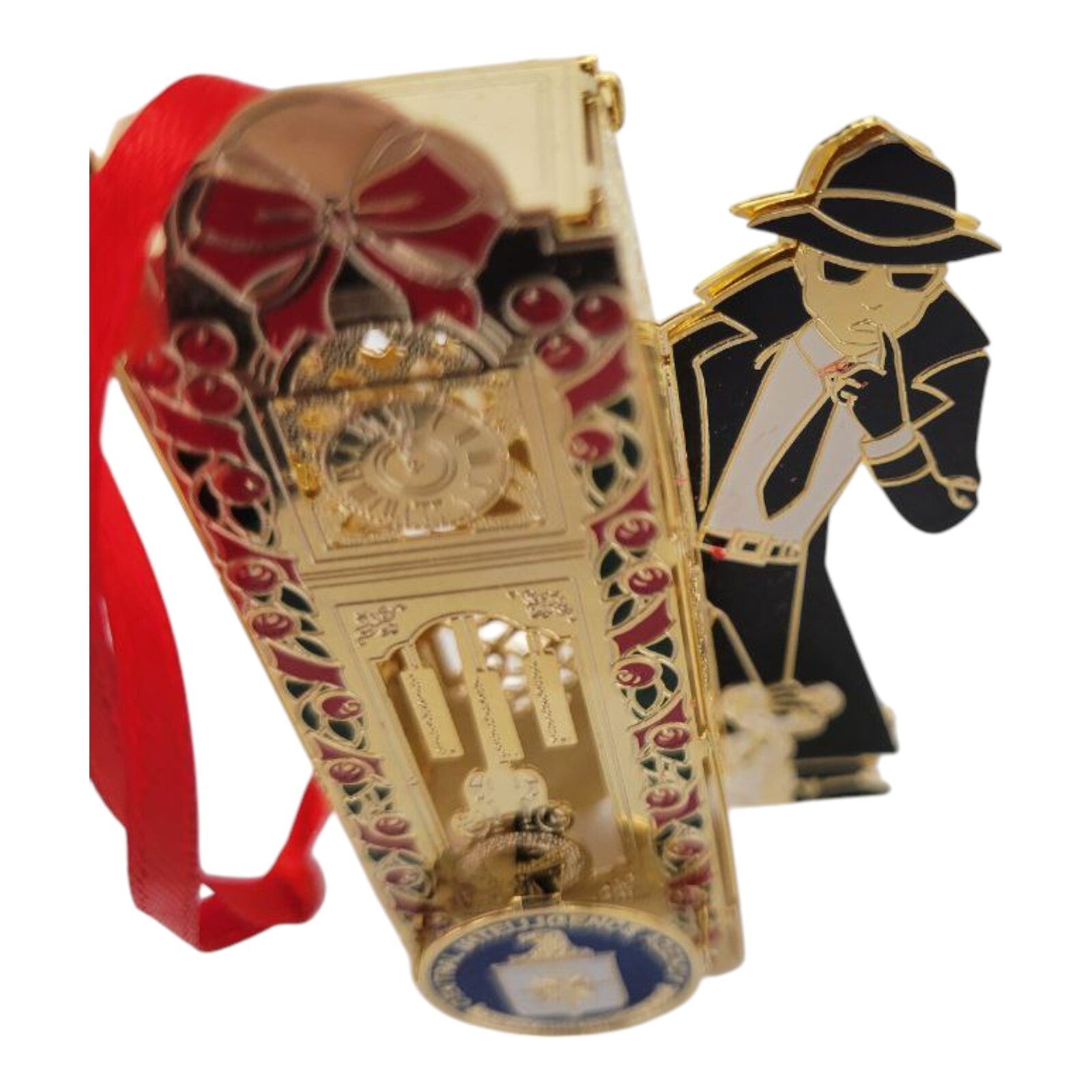 CIA Central Intelligence Agency Spy Guy Christmas Ornament with Box