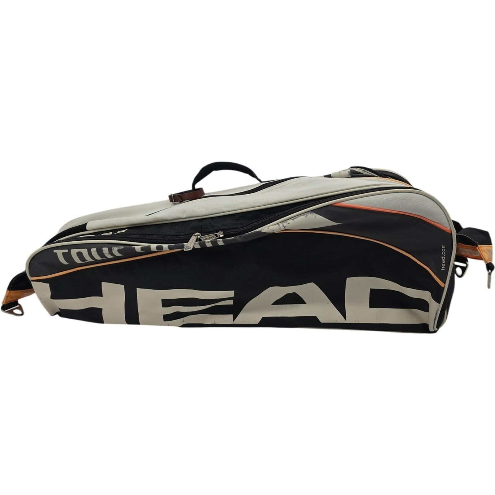 HEAD Tour Team Tennis Racquet Bag – Black/White – 3-6 Racquet Capacity 30"