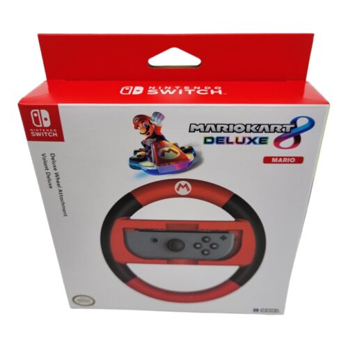 HORI Nintendo Switch Mario Kart 8 Deluxe Wheel Attachment Mario Version Official