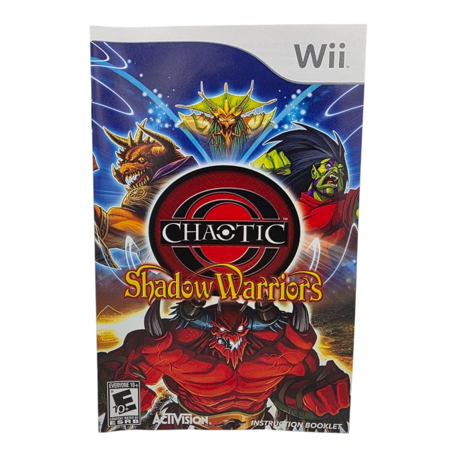 Chaotic Shadow Warriors Nintendo Wii Complete with Manual Tested 2009