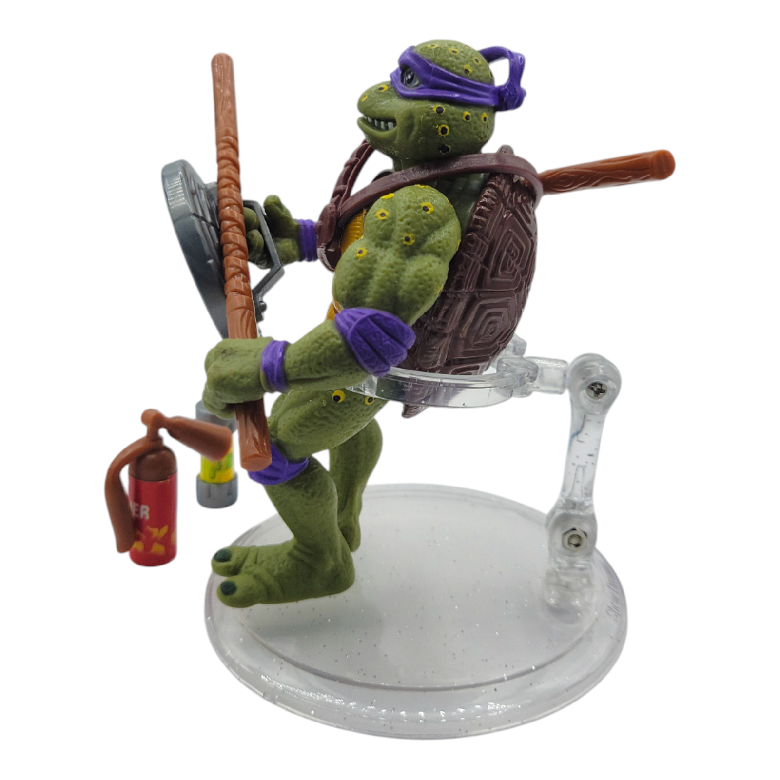 1992 Playmates Toys TMNT Movie Star Donatello Action Figure with Weapons