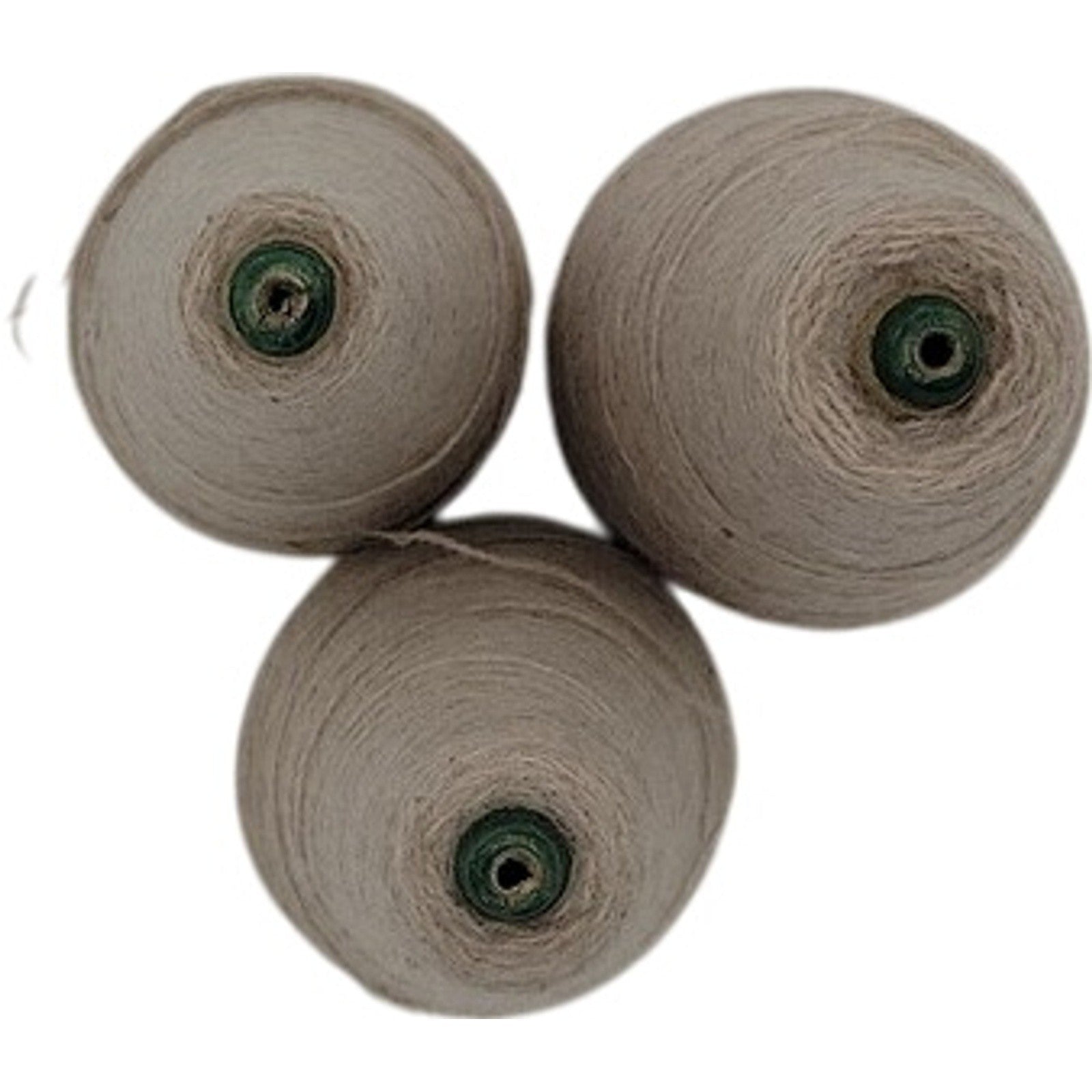 Vintage Templon 2/24 Tan Heather Wool Nylon Blend Cone Yarn Lot S-79823