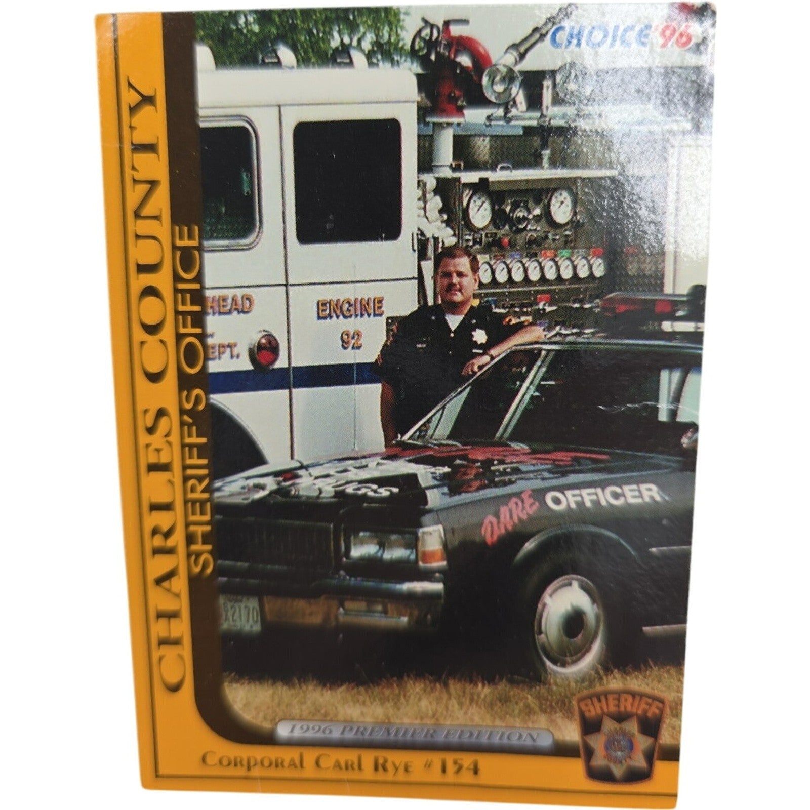 Police Baseball Cards Lot of 4