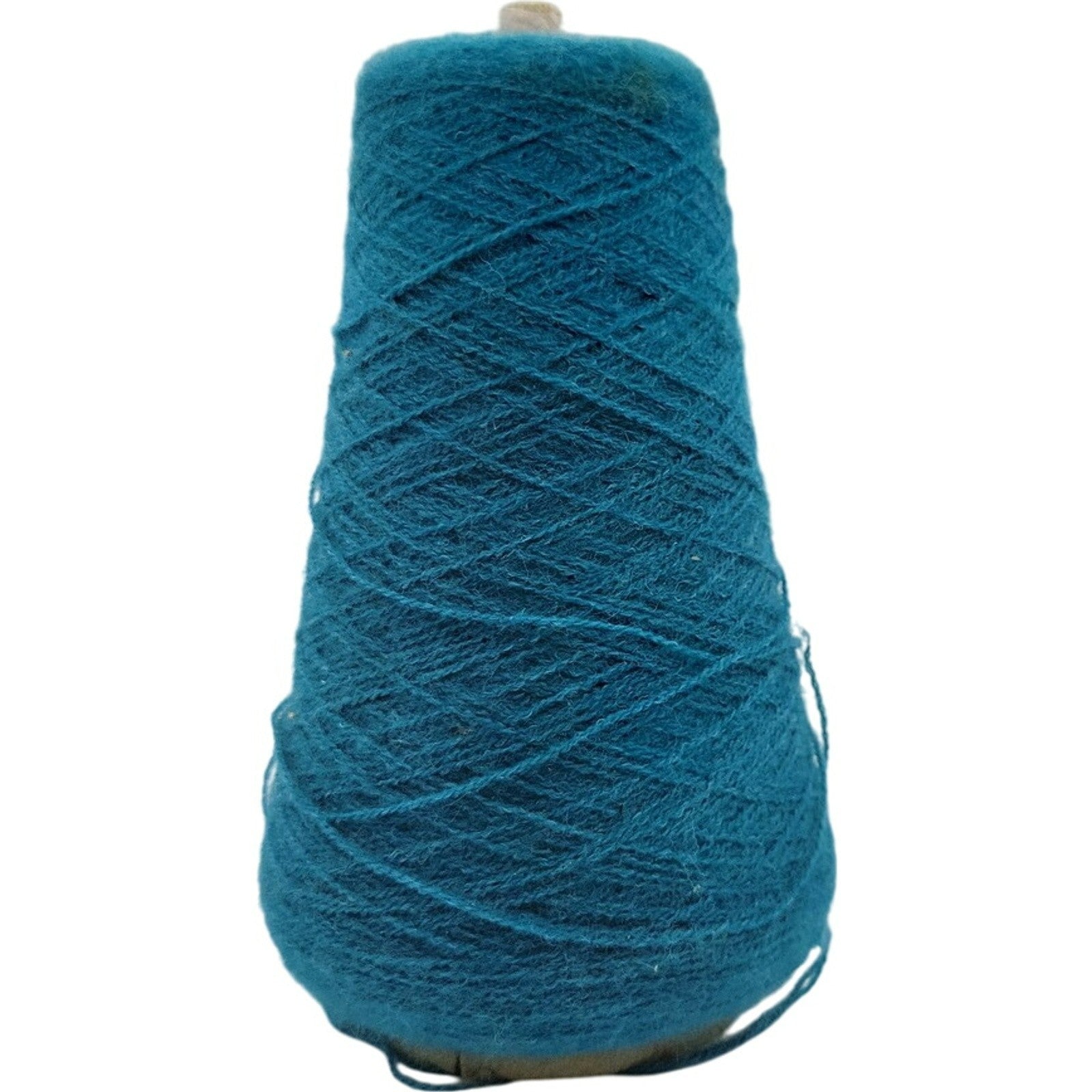 Vintage Templon 2/24 DK Teal Heather Cone Yarn Weaving Knitting S-79903