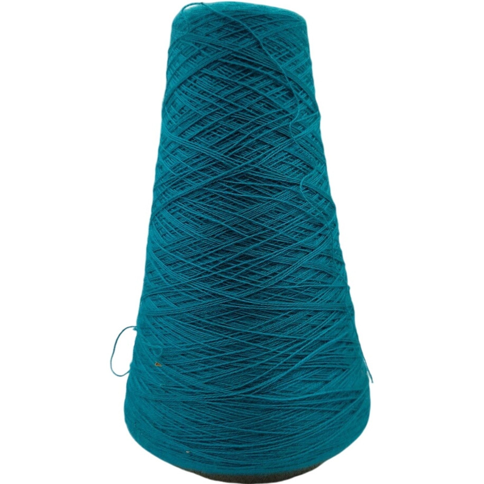 Vintage Pisgah Yarn 2/24 Jade Green Acrylic Weaving Knitting Cone Lot 9271