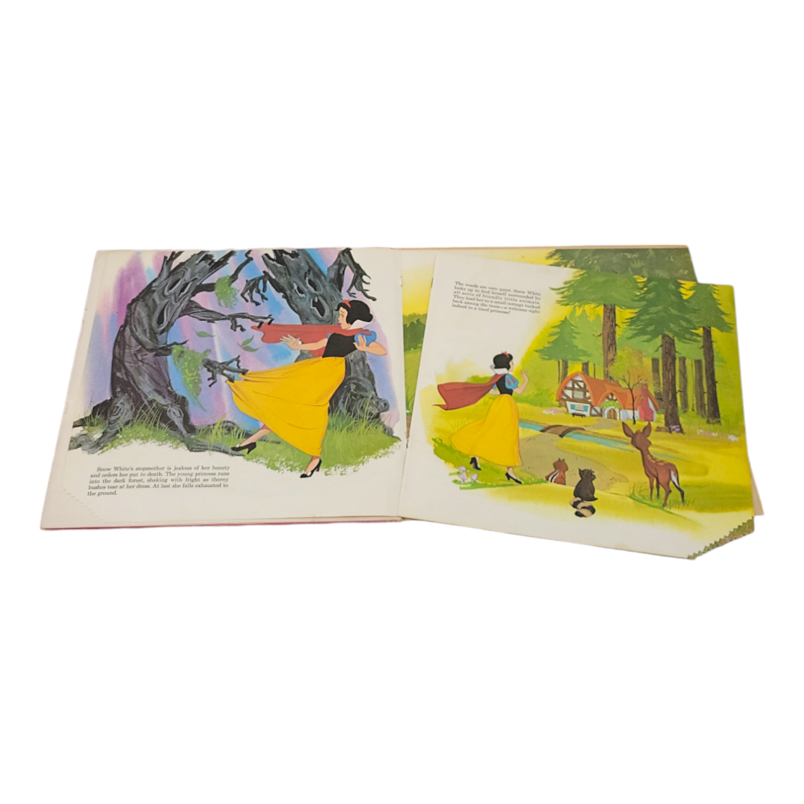 Walt Disney Snow White and the Seven Dwarfs Story Songs Book & LP Record 3906