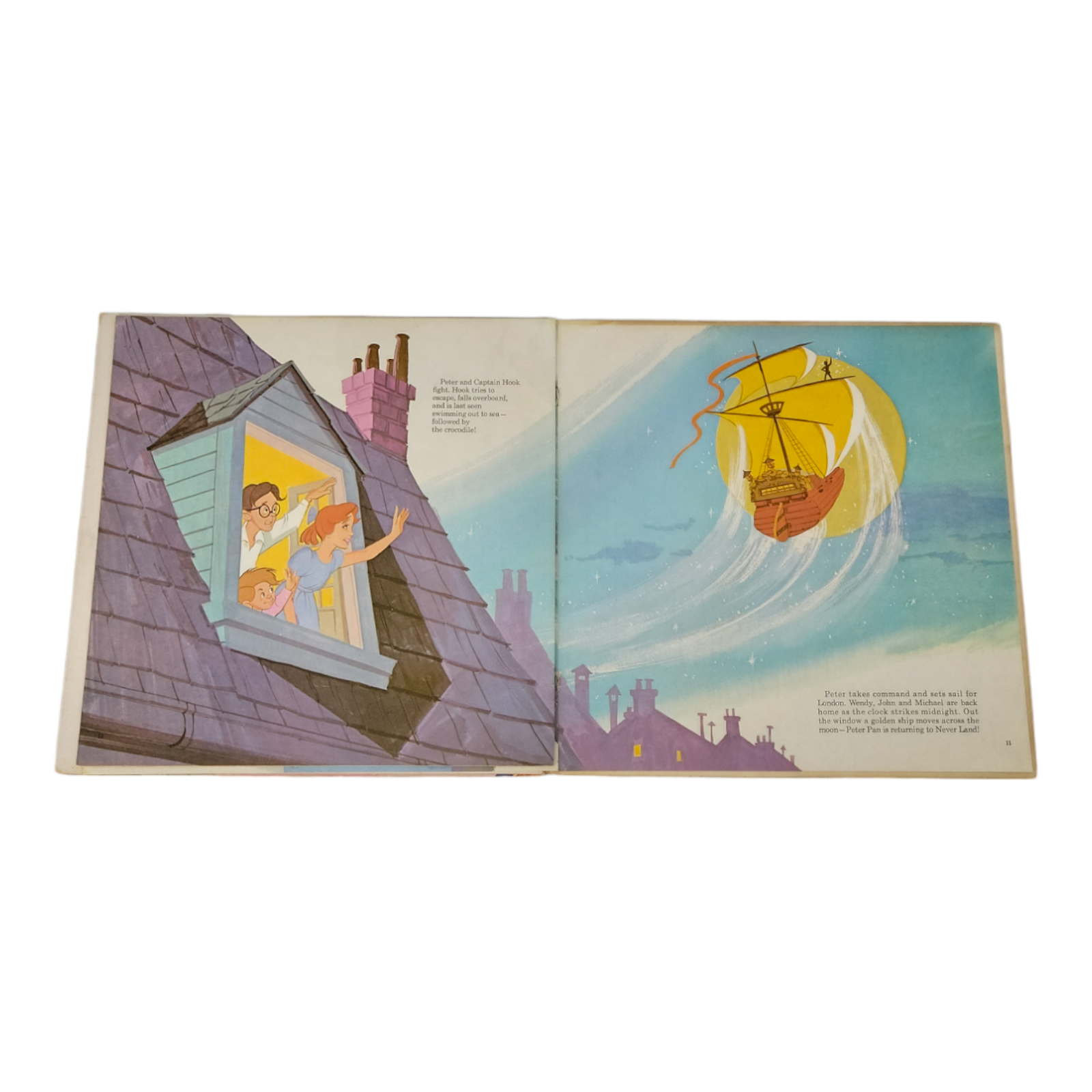 1969 Walt Disney Story and Songs Peter Pan Vinyl LP Record Album with Booklet