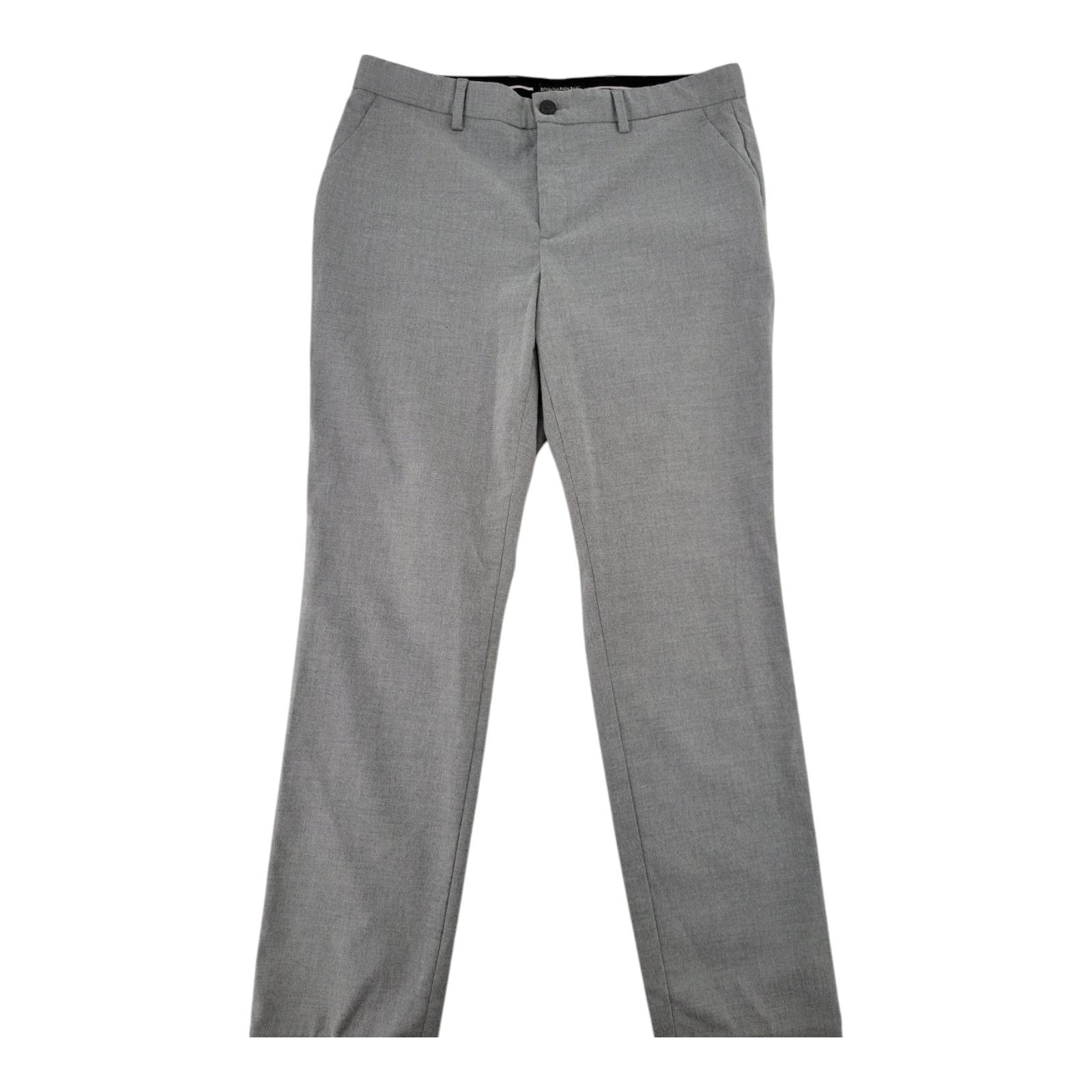 Banana Republic Gray Dress Pants Flat Front Trousers Womens Size 4